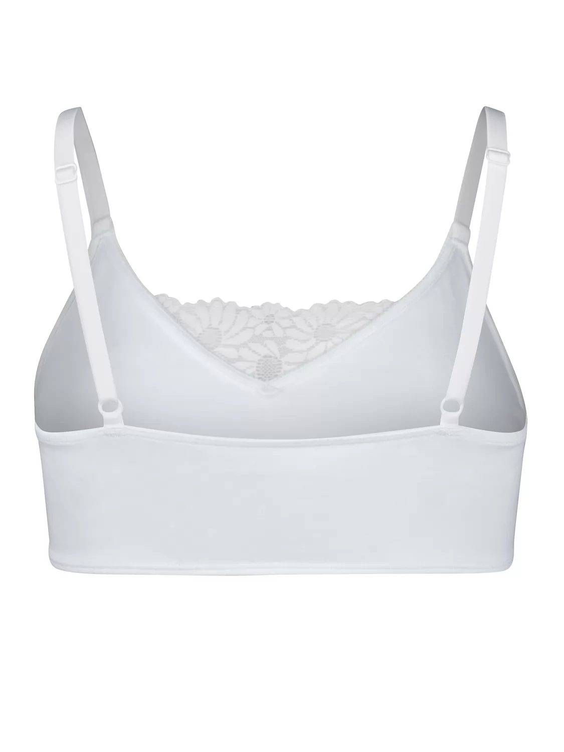 Biały Biustonosz bez fiszbin Skiny Every Day in Cotton Lace Multipack 080598 - zdjęcie 2