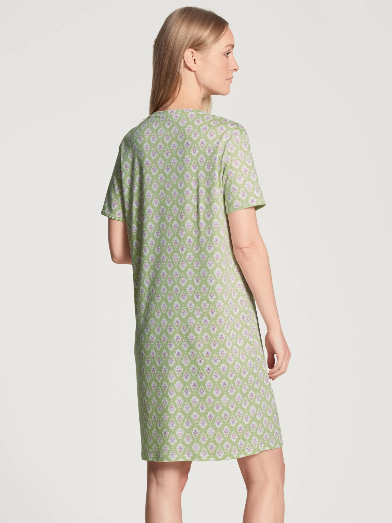 Zielony Koszula nocna Calida Blooming Nights 31193 - zdjęcie 2