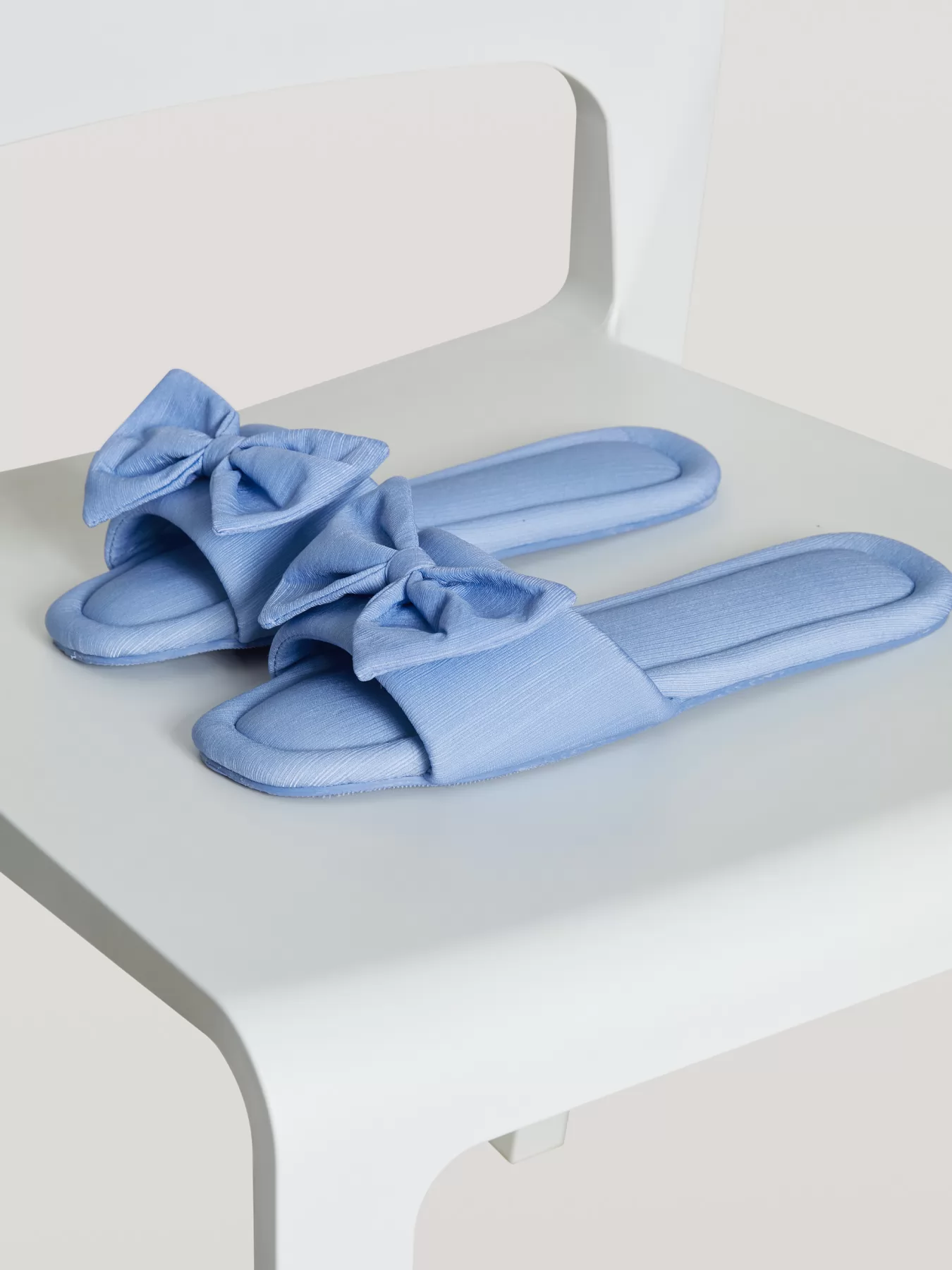 Niebieski Kapcie Calida Favourites Daisy 89196 - zdjęcie 4