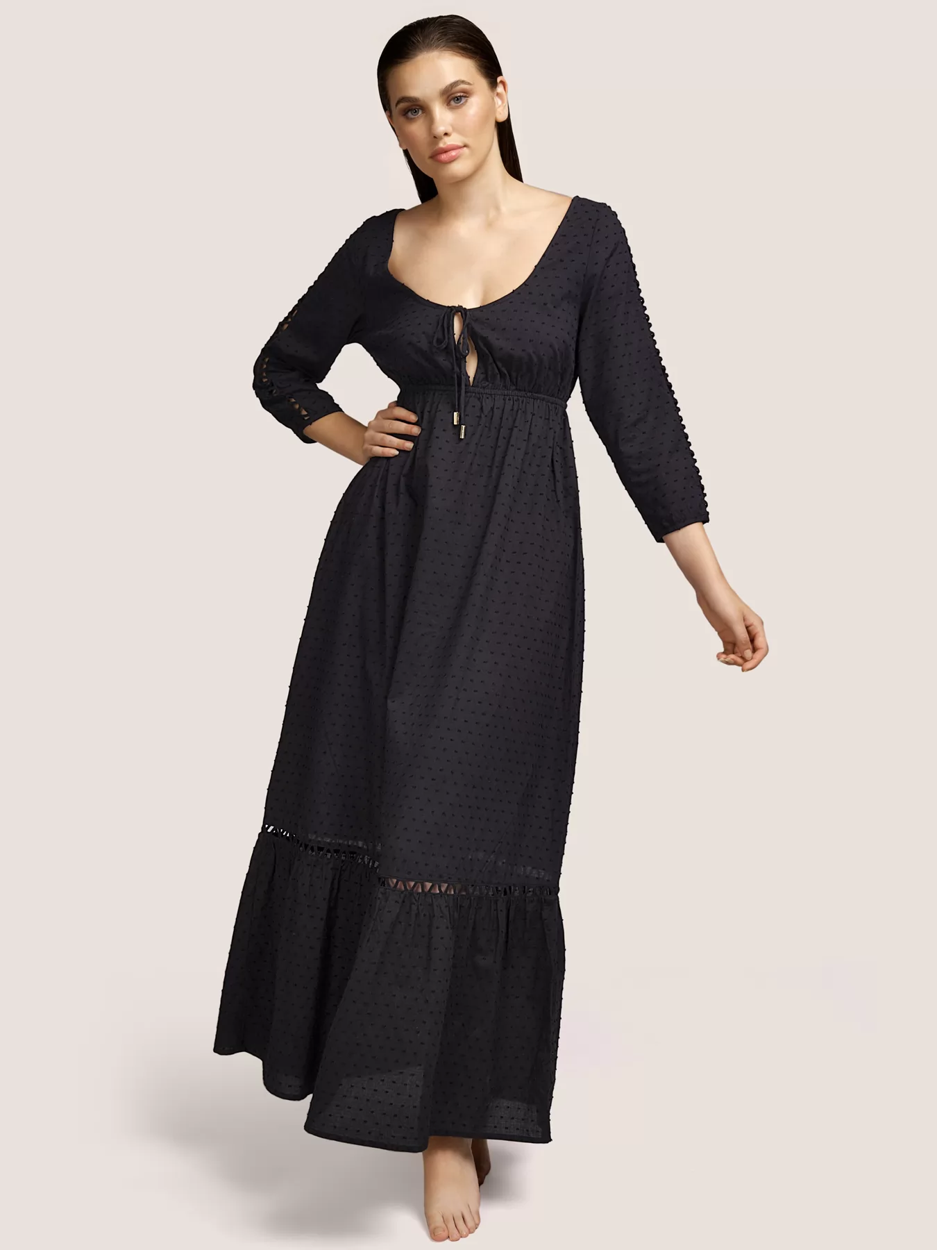 Czarny Sukienka Andres Sarda Shelley 3410370 - zdjęcie 1