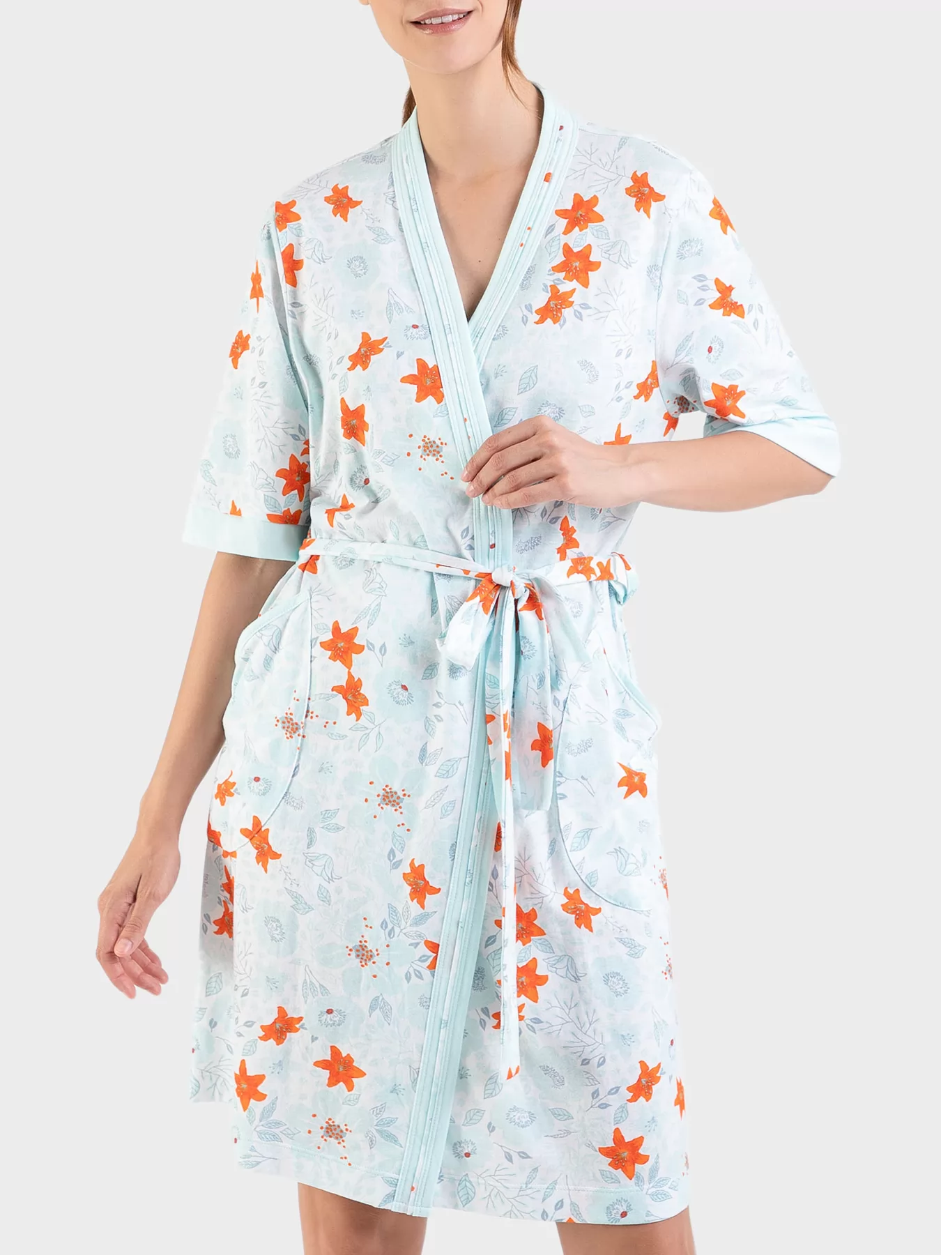 Biały, niebieski, pomarańczowy Podomka damska Massana 226236 - zdjęcie 1