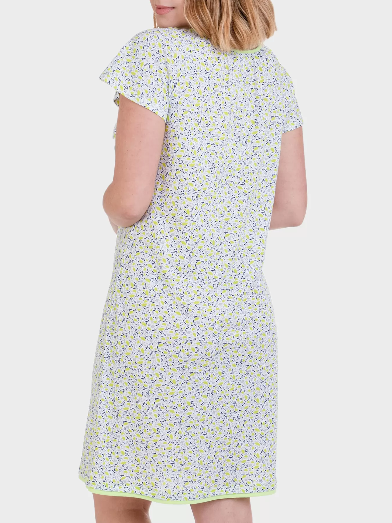 Zielony, żółty Koszula nocna Massana 227282 - zdjęcie 2