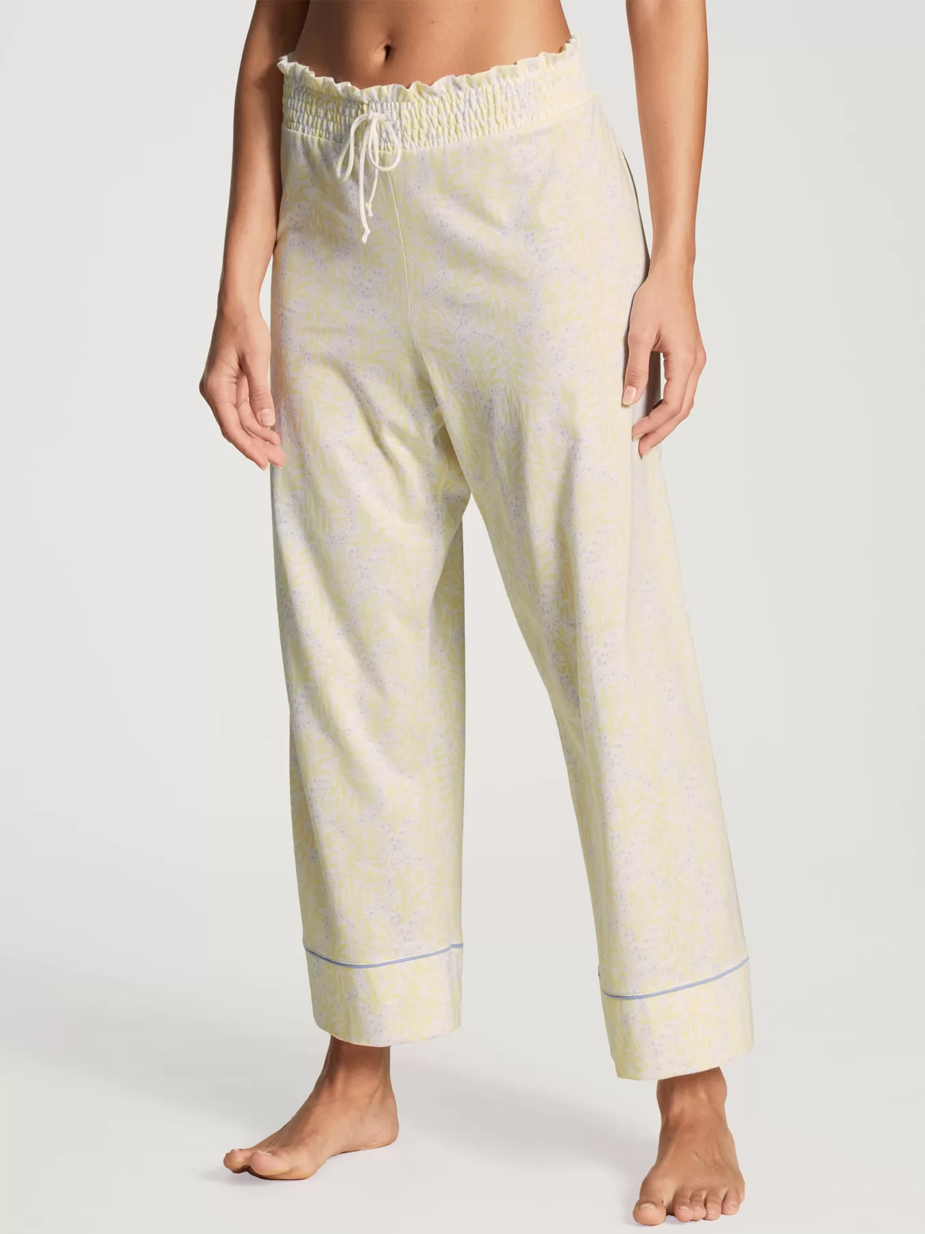 Kremowy, żółty Spodnie damskie Calida Favourites Daisy 28196 - zdjęcie 1