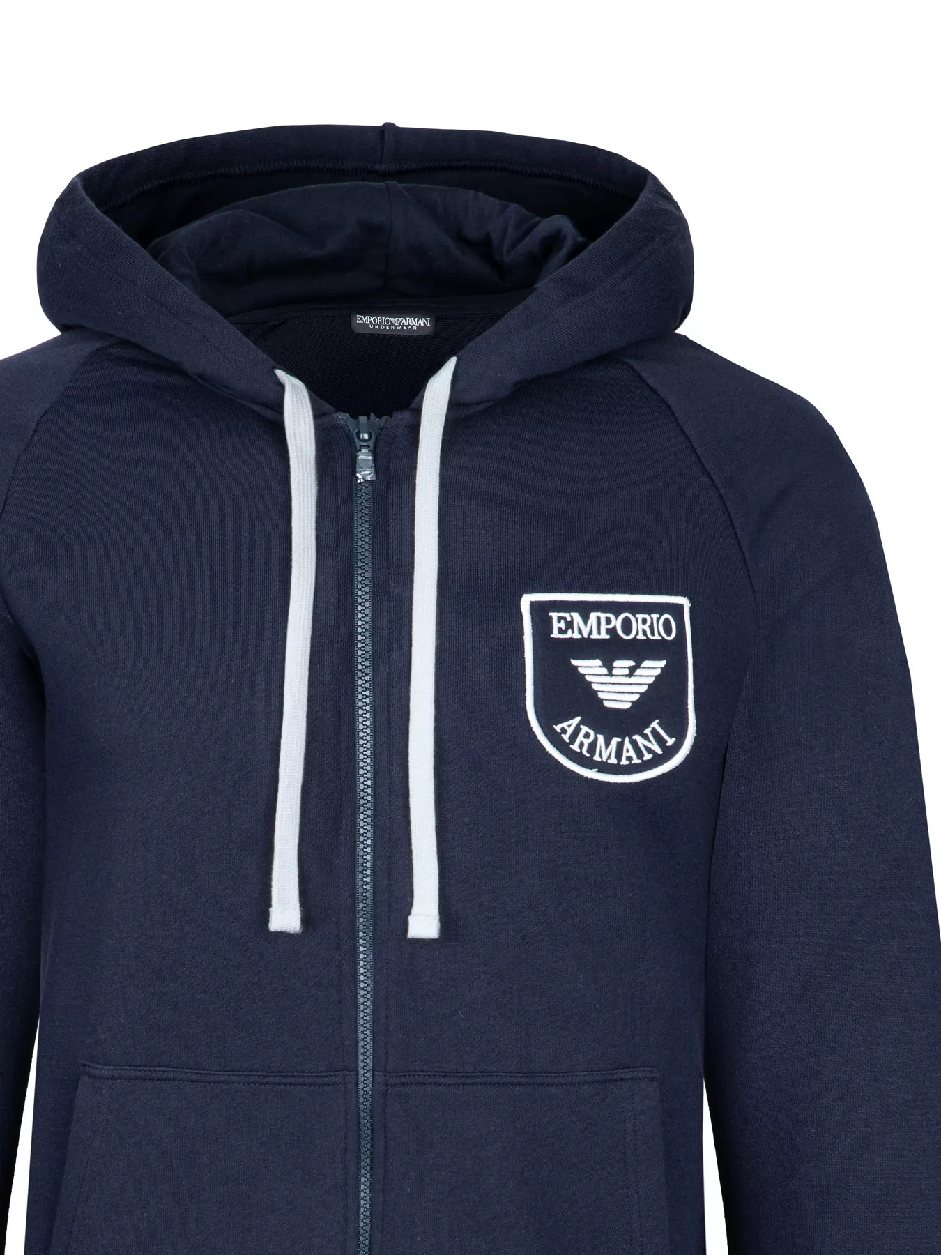 Granatowy Bluza dresowa męska Emporio Armani 1118352R571 - zdjęcie 3