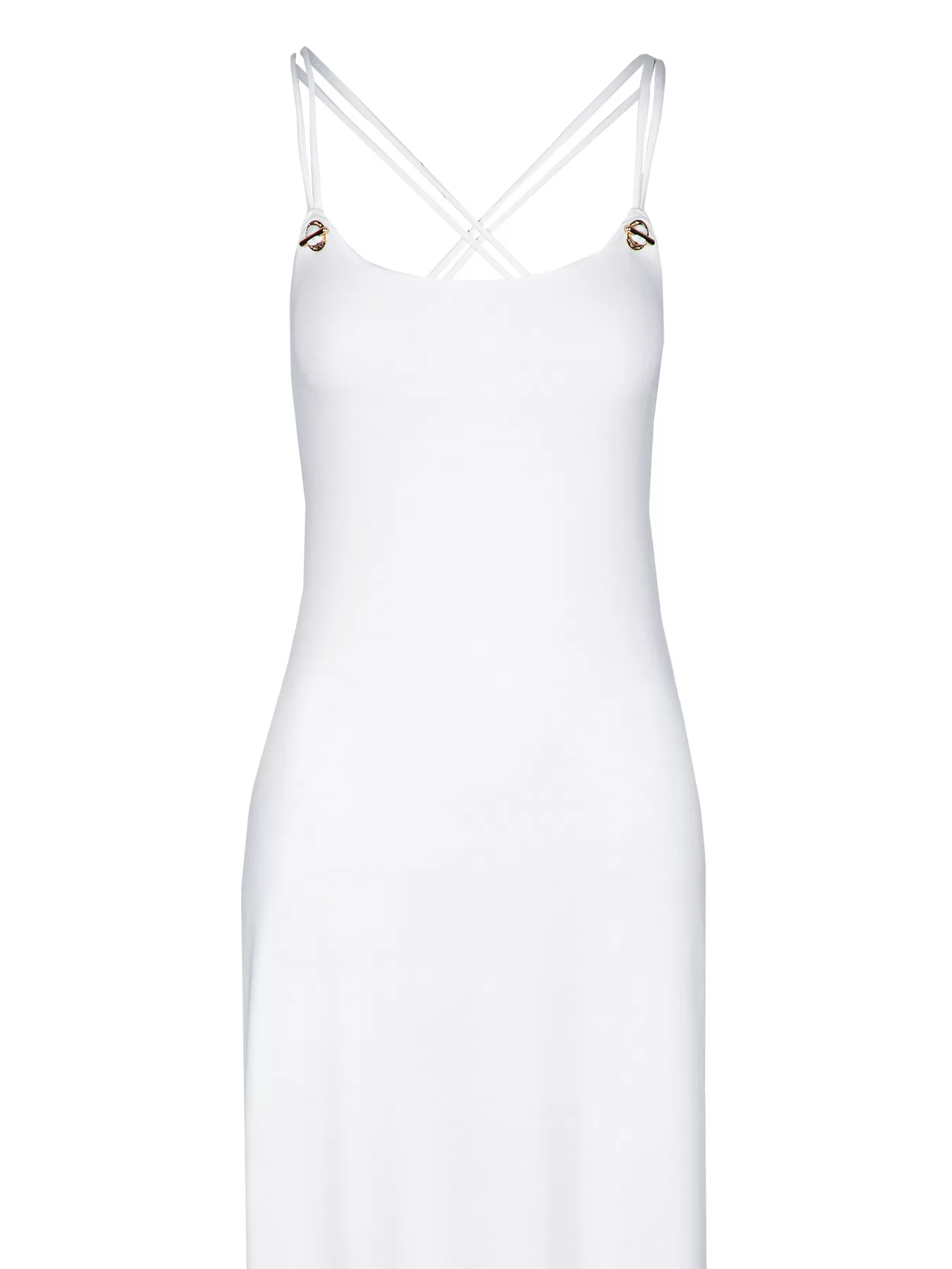 Biały Sukienka letnia Emporio Armani 2627182R315 - zdjęcie 3