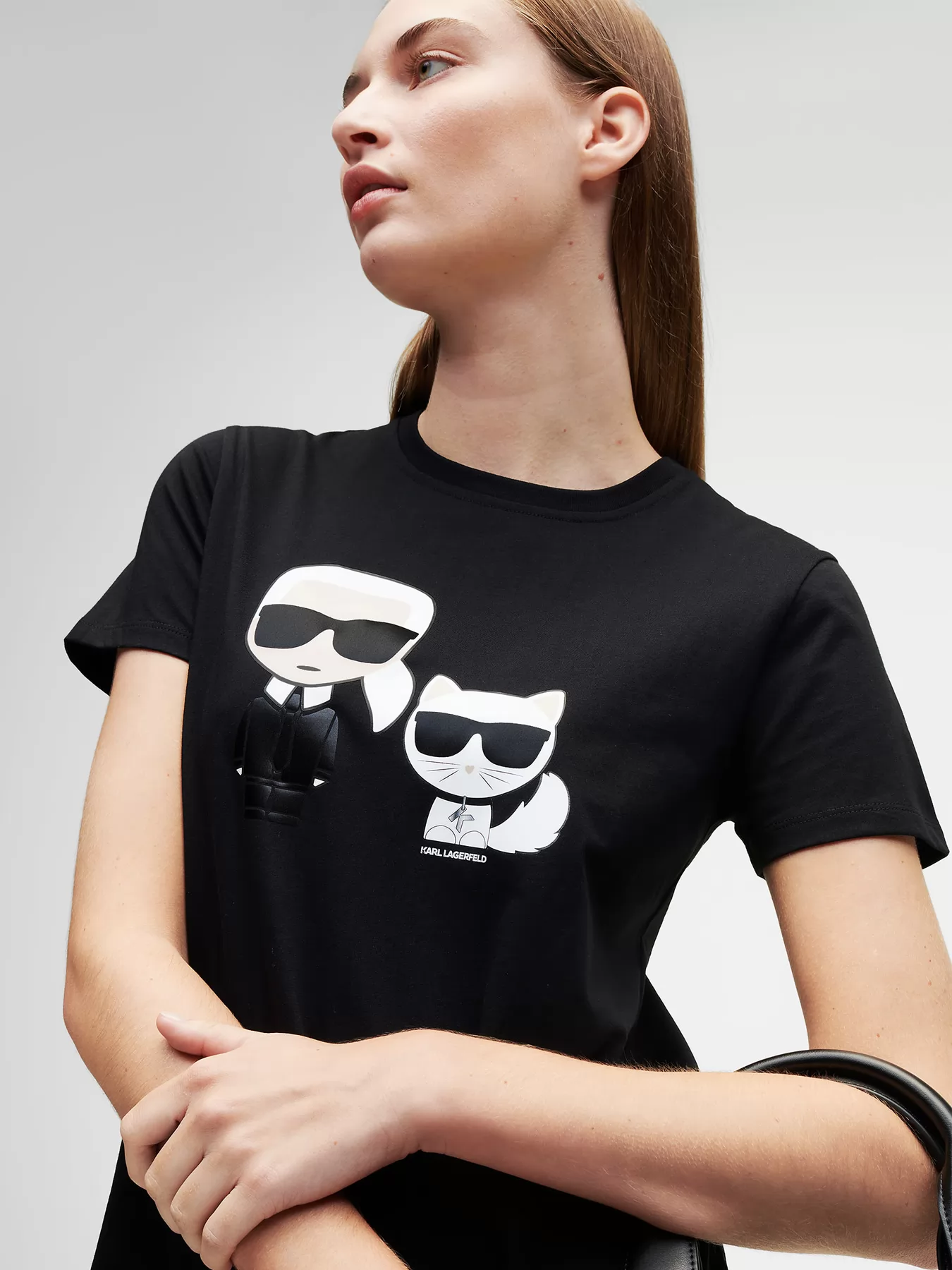  Koszulka damska Karl Lagerfeld 210W1724 - zdjęcie 4