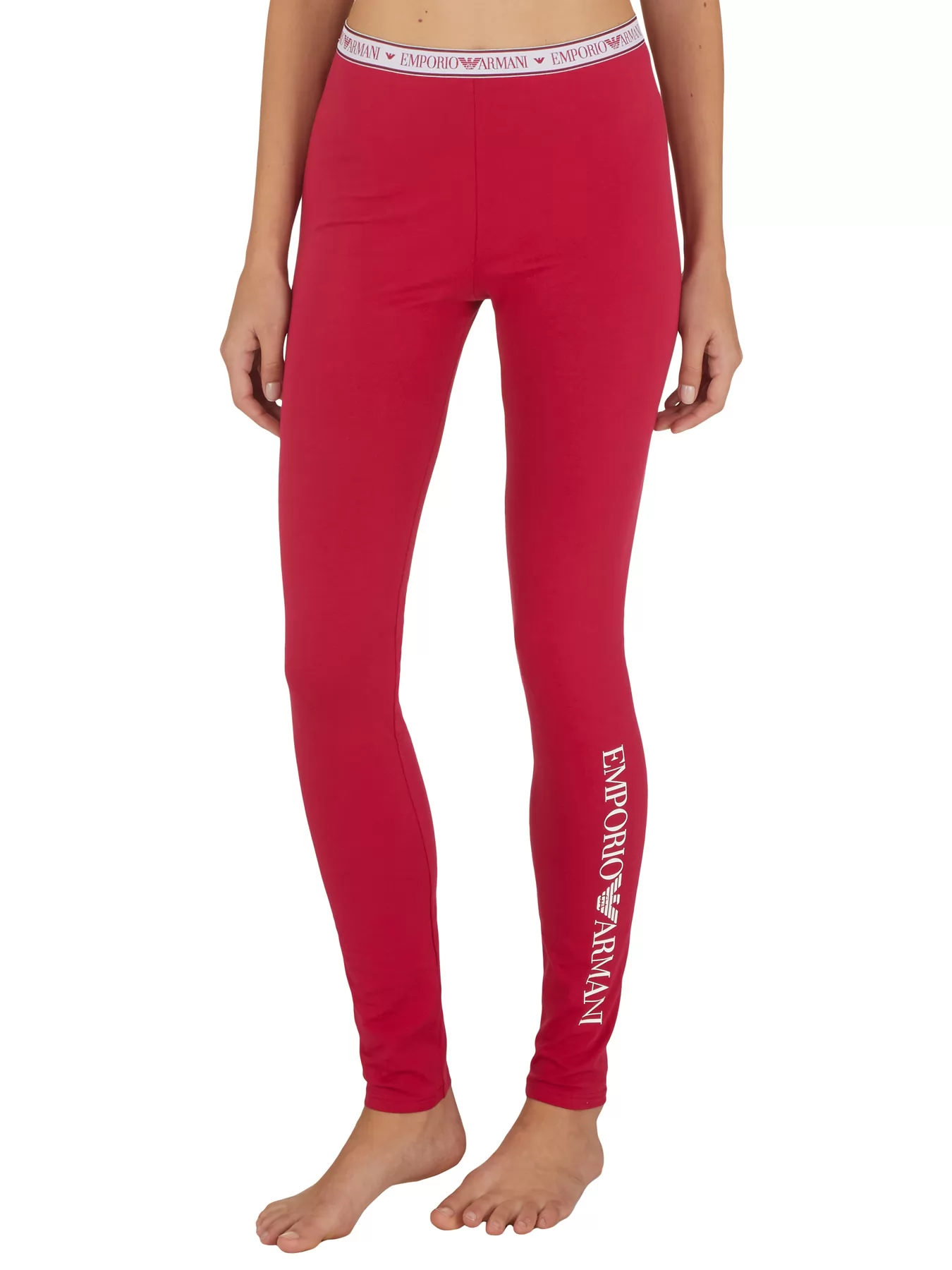 Czerwony Leginsy damskie Emporio Armani 1645682F227 - zdjęcie 1