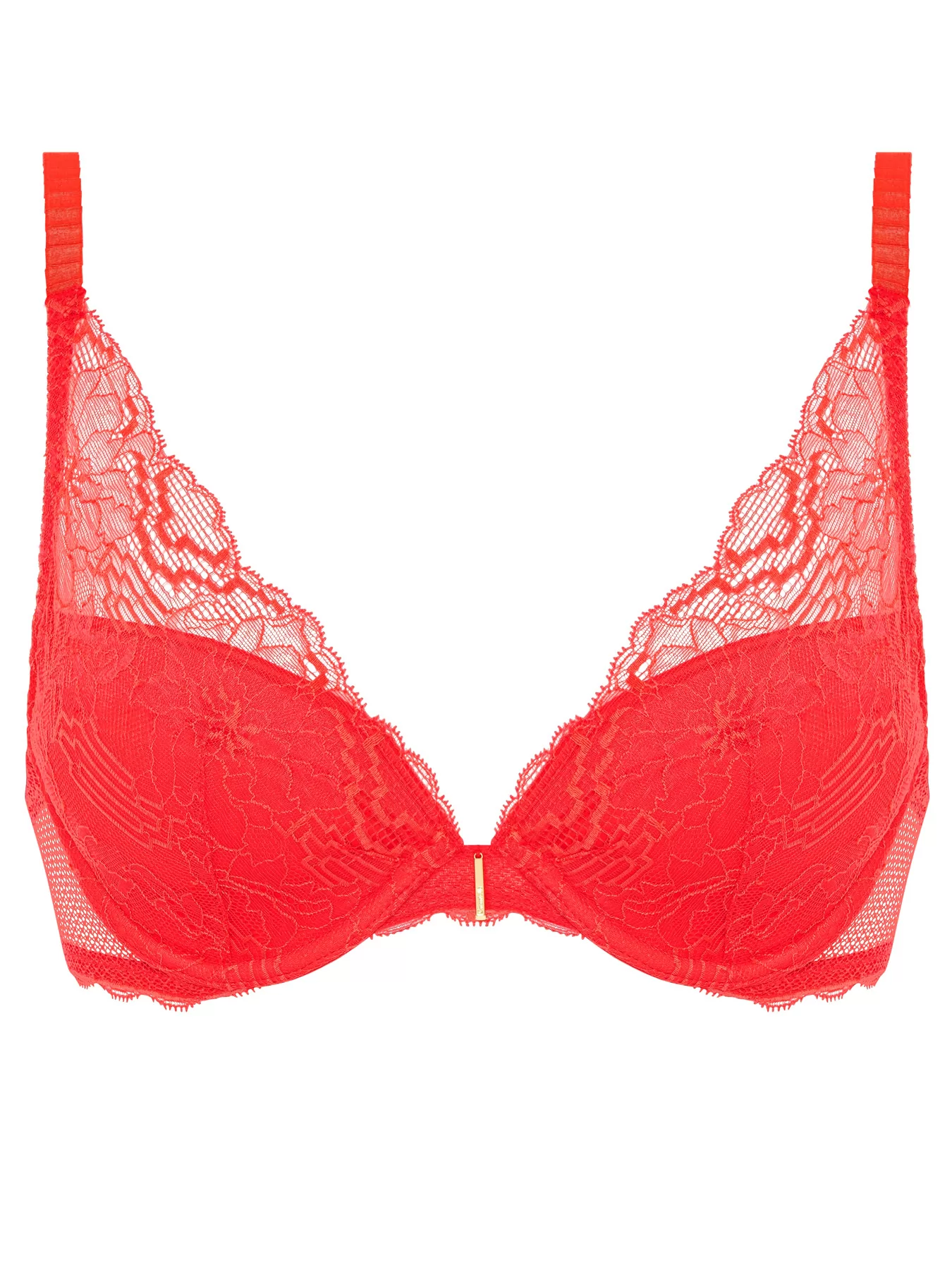 Czerwony Biustonosz push-up Chantelle Waltz C13L20 - zdjęcie 1