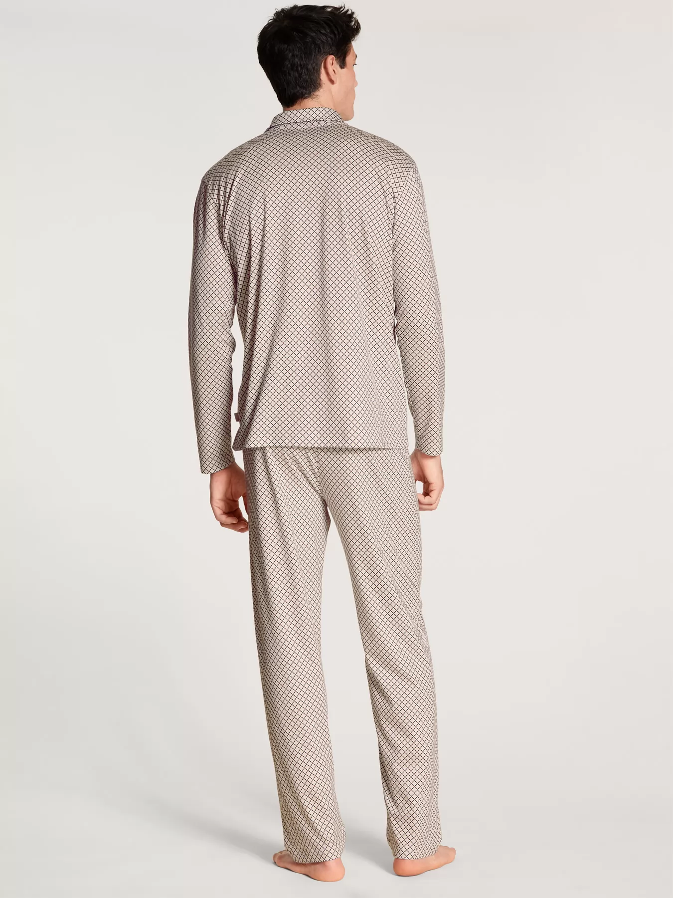 Szary Piżama męska Calida Relax Selected 40986 - zdjęcie 2