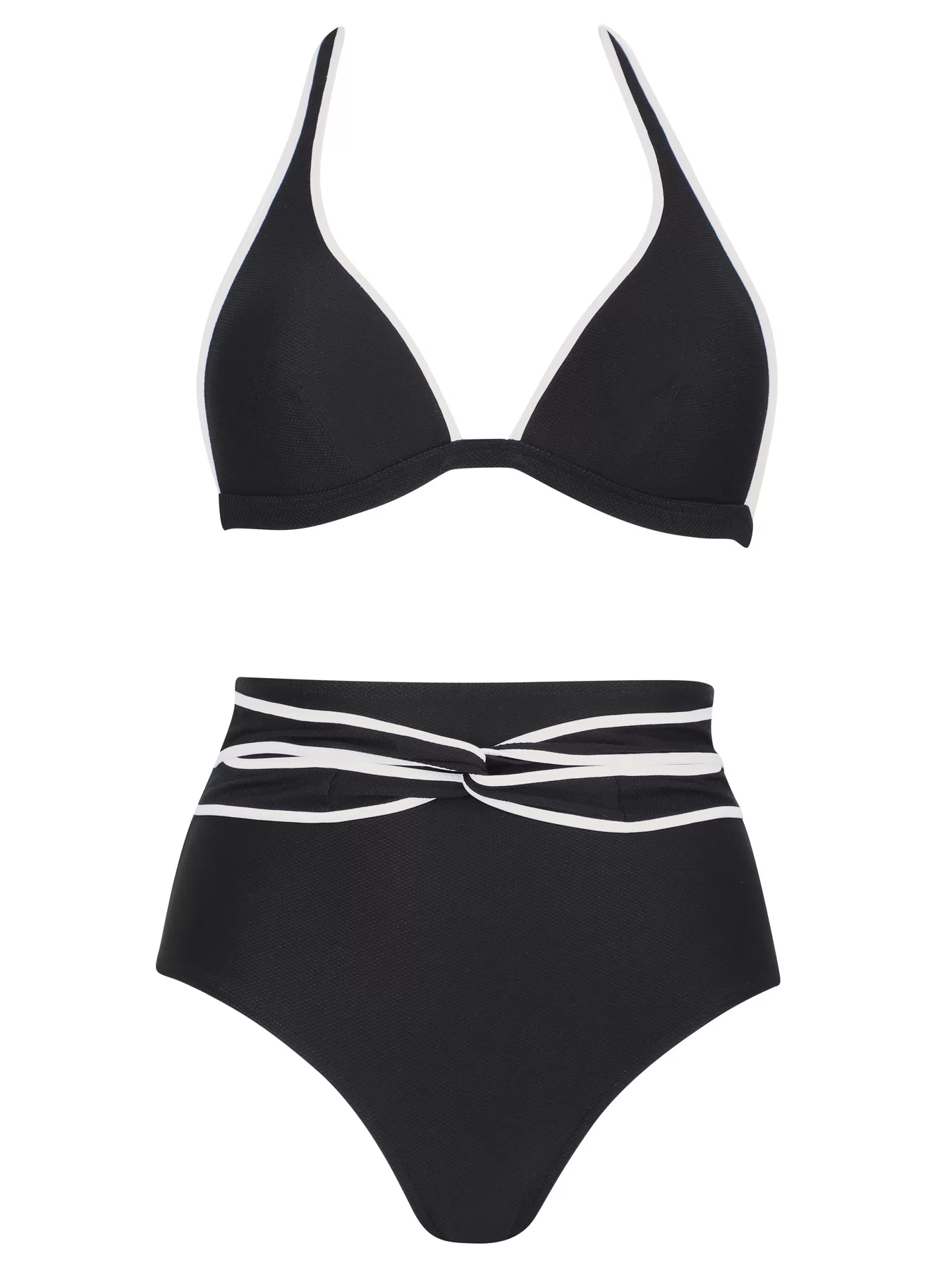 Czarno-biały, czarny Kostium kąpielowy Sunflair 21070 - zdjęcie 1
