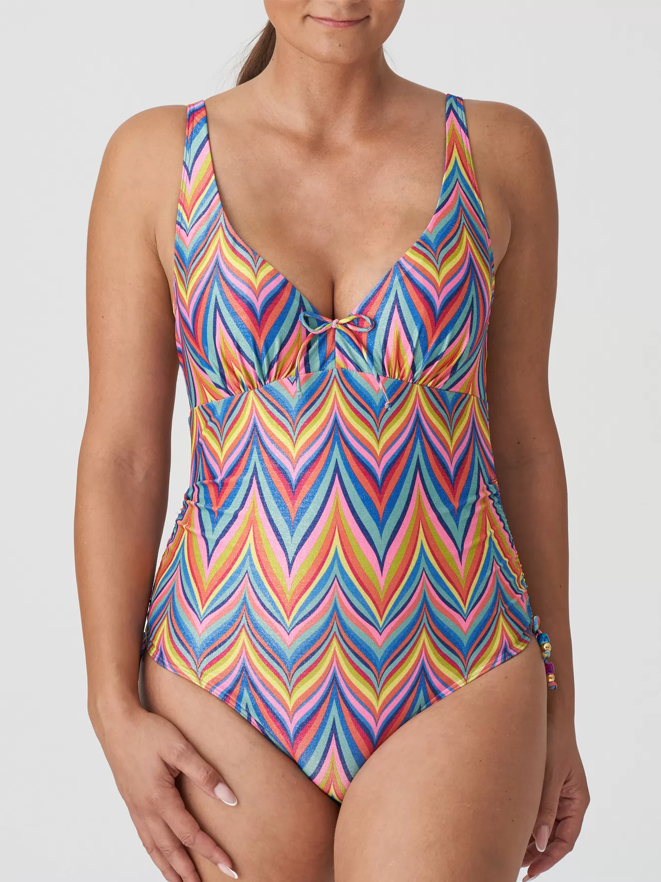 Niebieski, pomarańczowy, różowy, wielobarwny Kostium kąpielowy PrimaDonna Kea 4010839 - zdjęcie 1