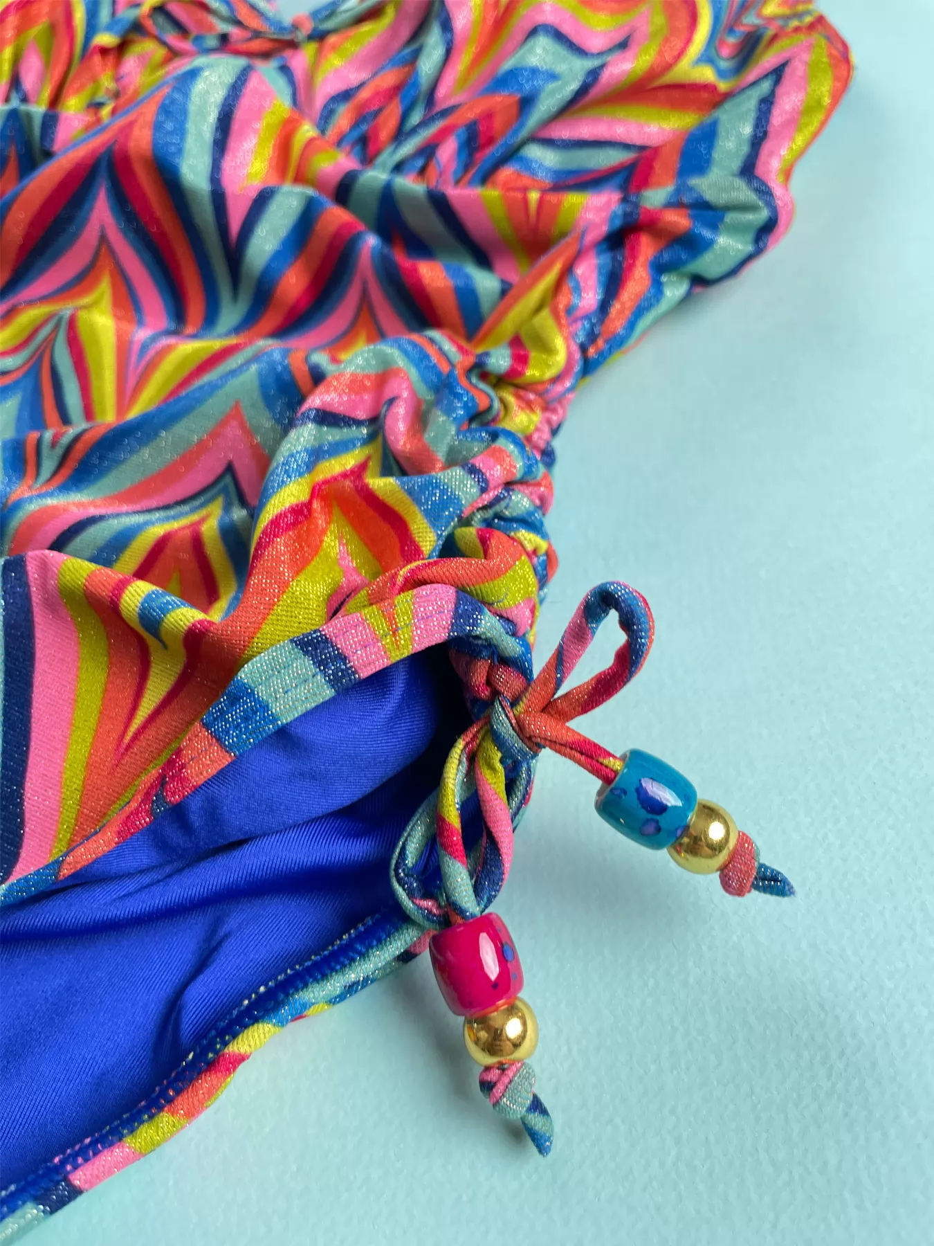 Niebieski, pomarańczowy, różowy, wielobarwny Kostium kąpielowy PrimaDonna Kea 4010839 - zdjęcie 8