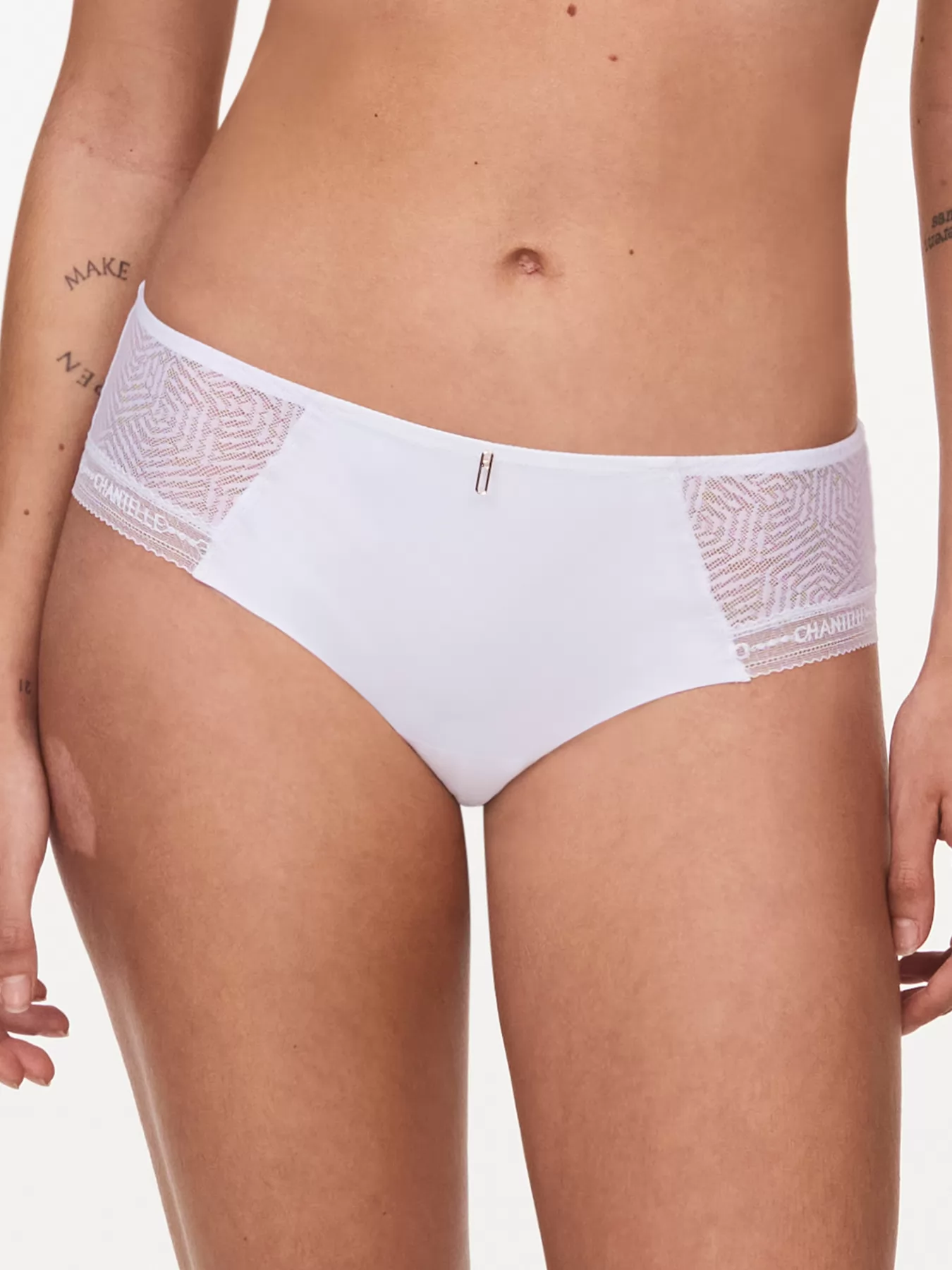 Biały Figi hipster Chantelle Modern Support 18Q40 - zdjęcie 1