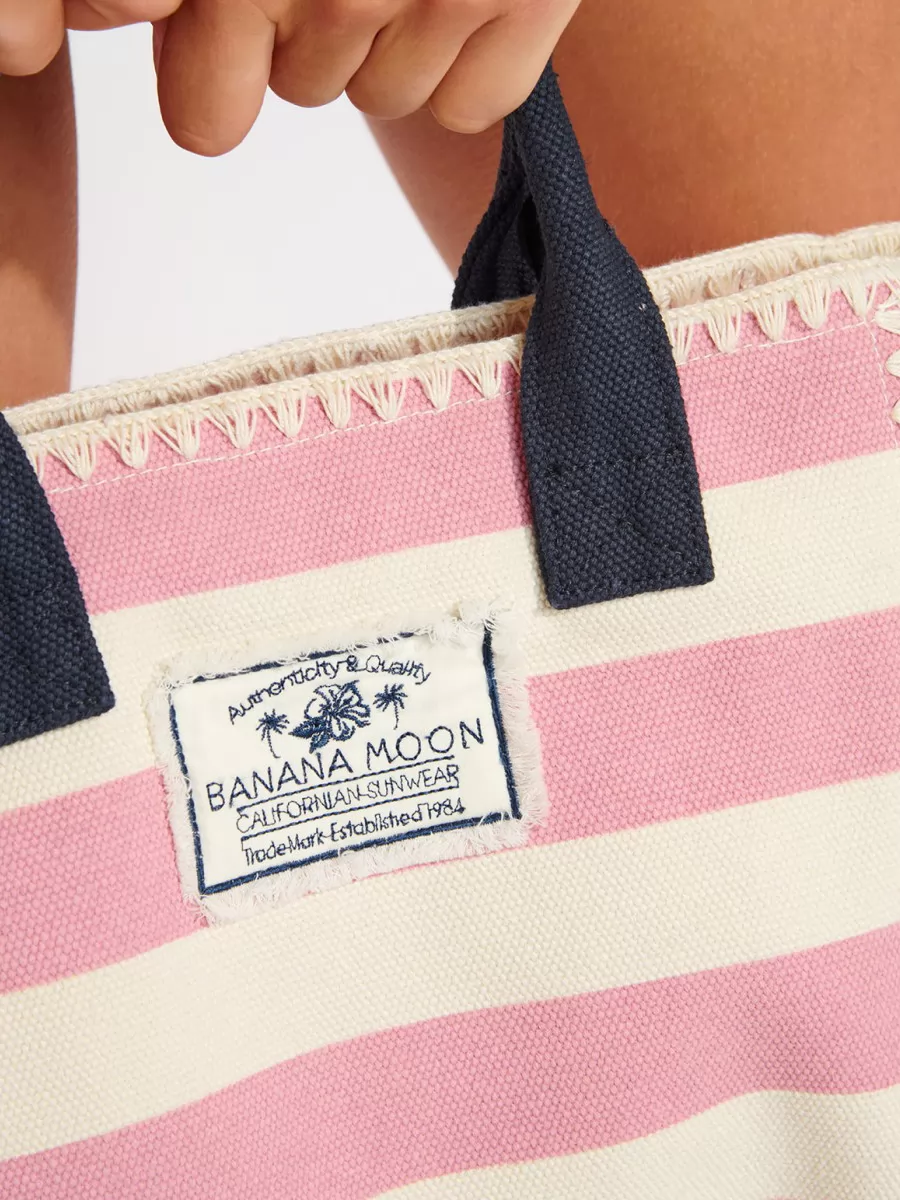Kremowy, różowy Torba plażowa Banana Moon Seta Lohan - zdjęcie 2