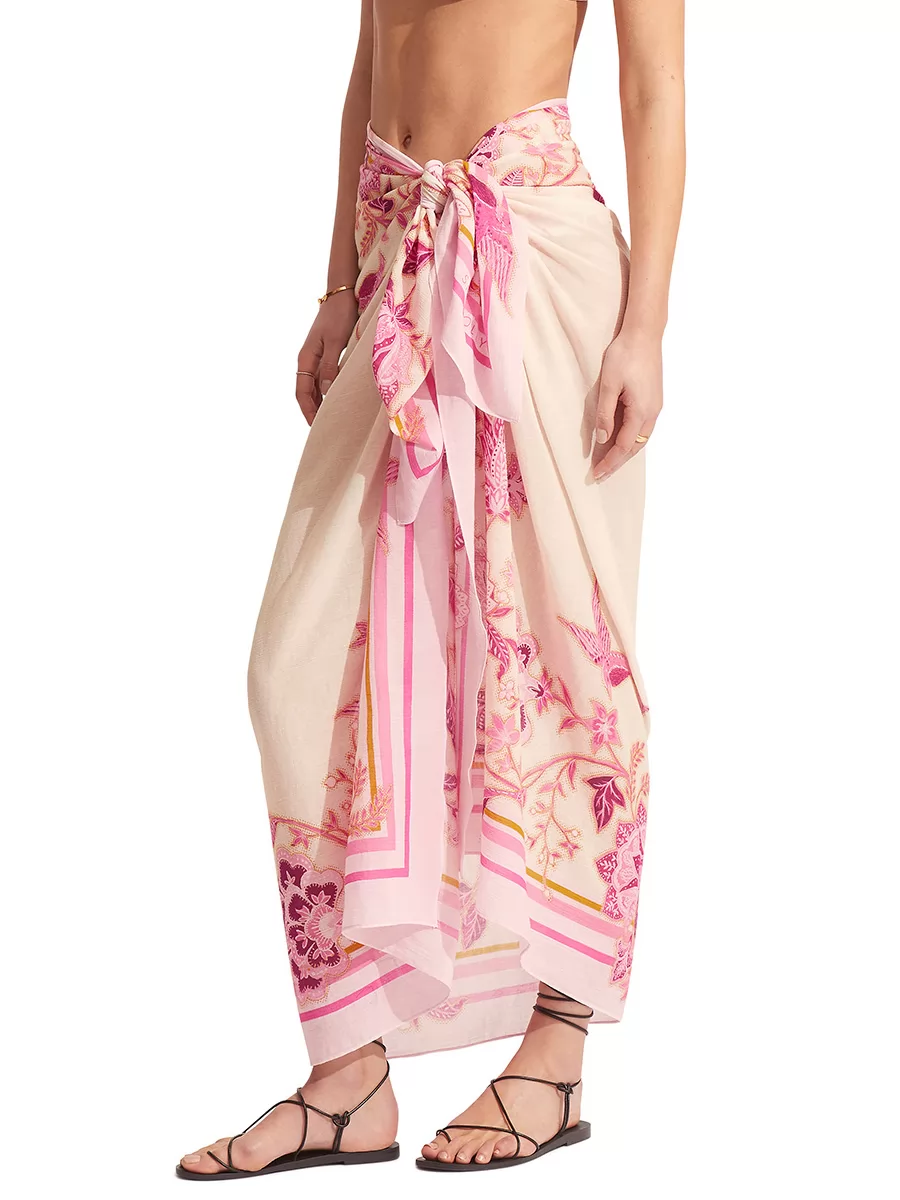  Pareo plażowe Seafolly Sarong 54933-SG - zdjęcie 4