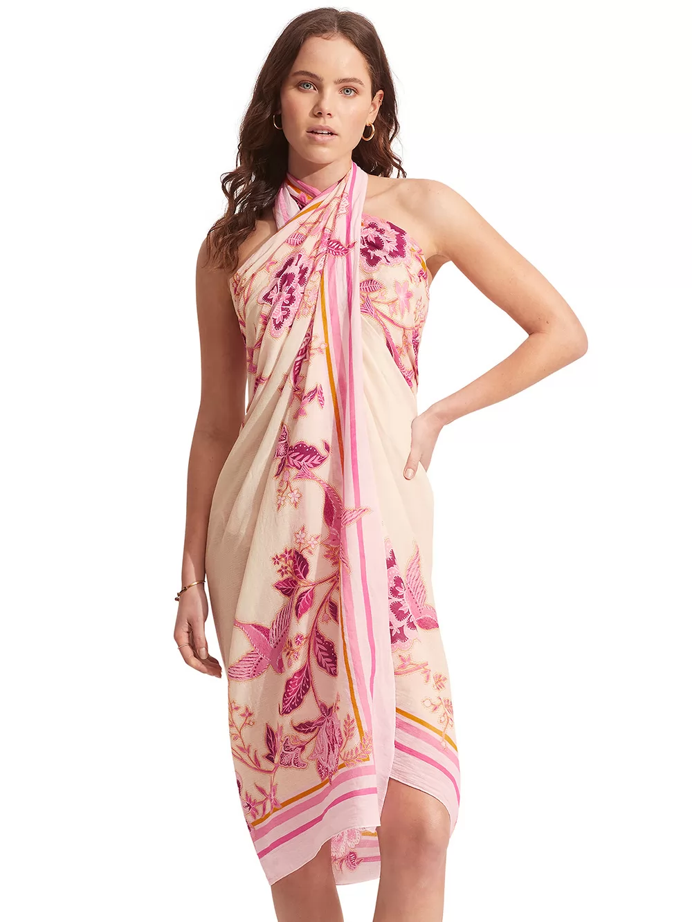  Pareo plażowe Seafolly Sarong 54933-SG - zdjęcie 6
