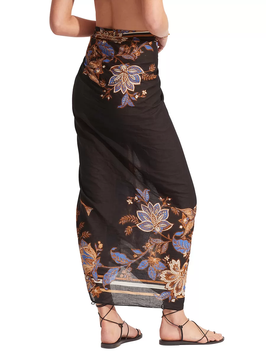Pareo plażowe Seafolly Sarong 54933-SG - zdjęcie 2