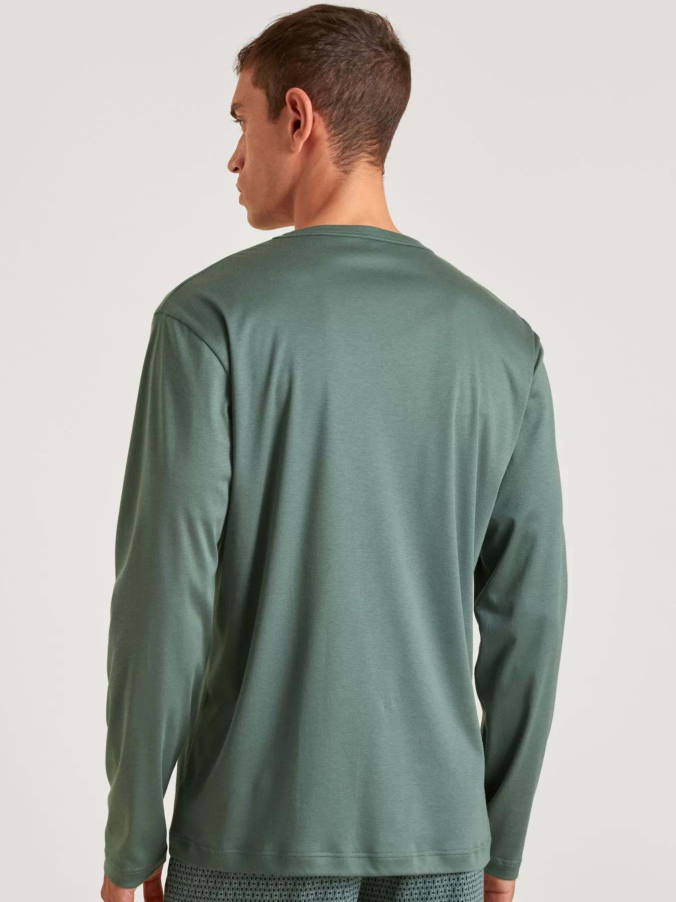 Zielony Koszulka męska Calida Remix Sleep Leisure 15887 - zdjęcie 2