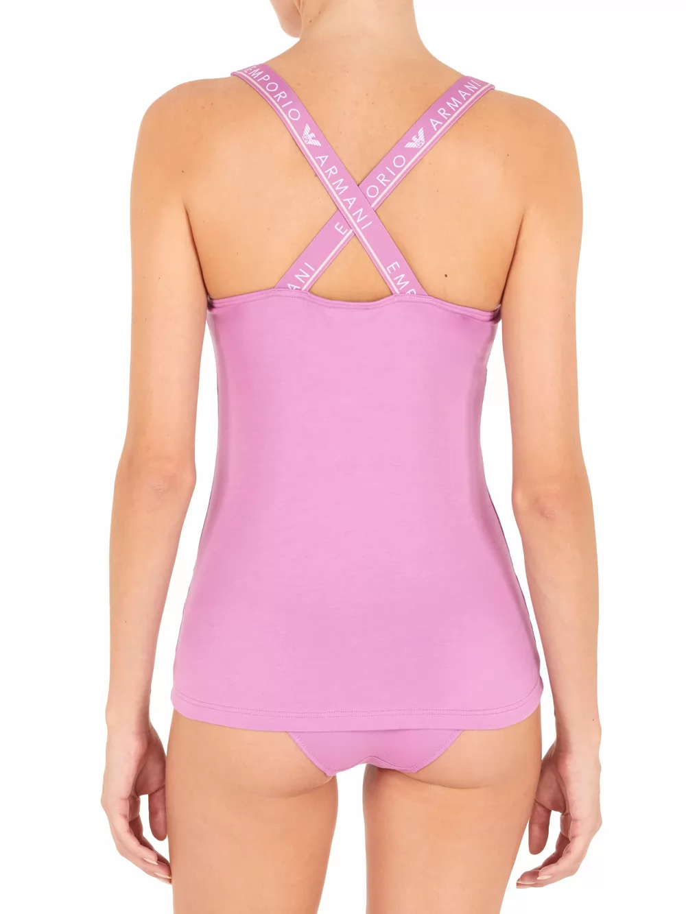 Różowy Koszulka damska Emporio Armani 1647263F227 - zdjęcie 2