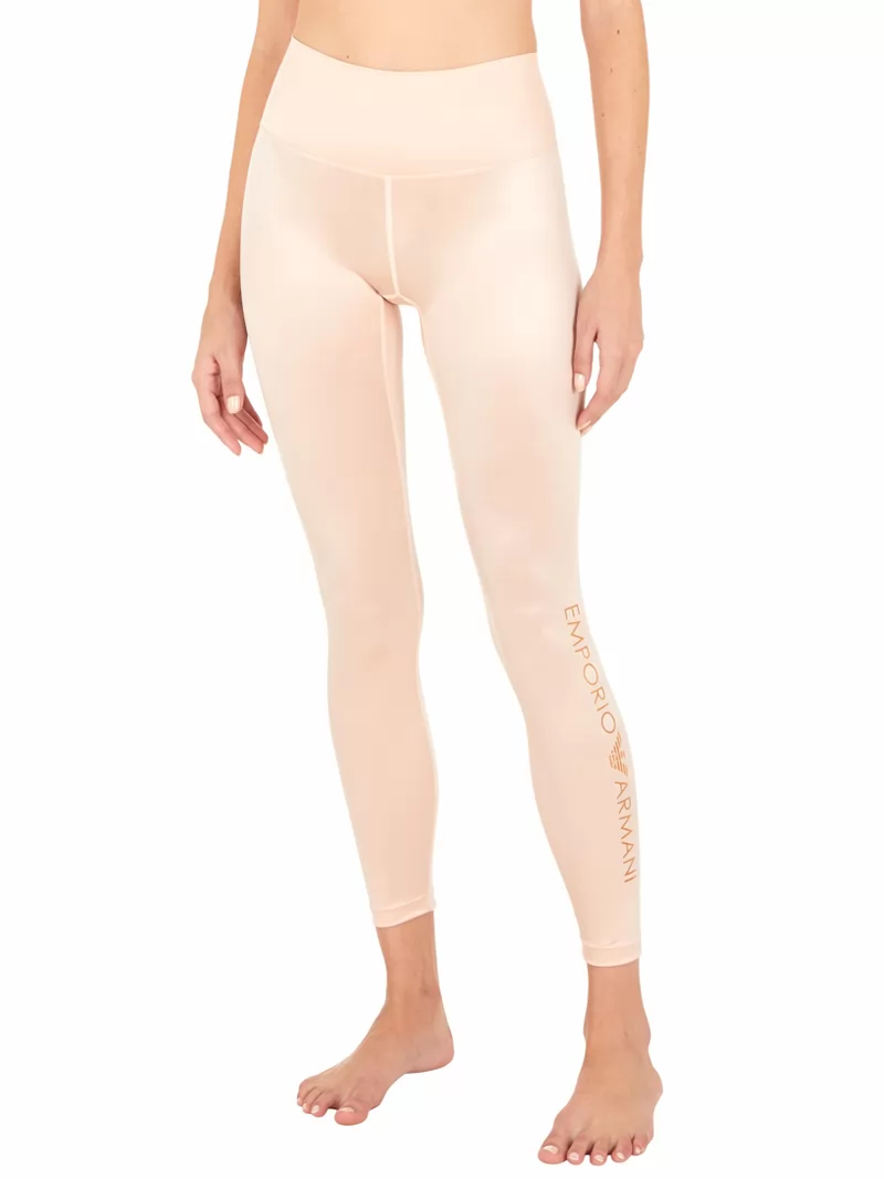 Kremowy Leginsy Emporio Armani 1647113F235 - zdjęcie 1