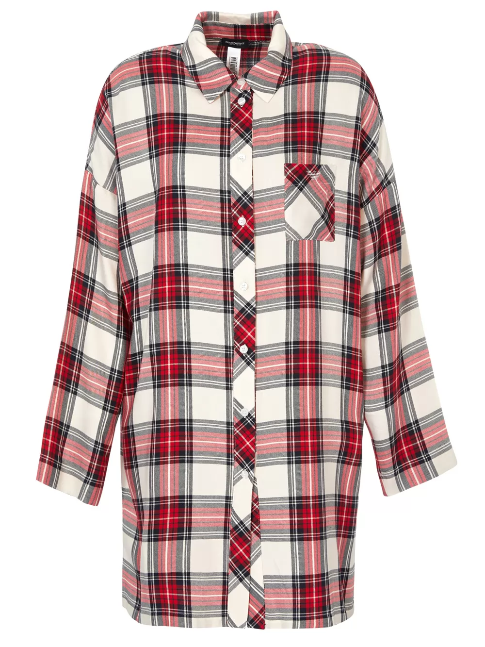 Biały, czerwony, wielobarwny Koszula damska Emporio Armani 1647483F277 - zdjęcie 3