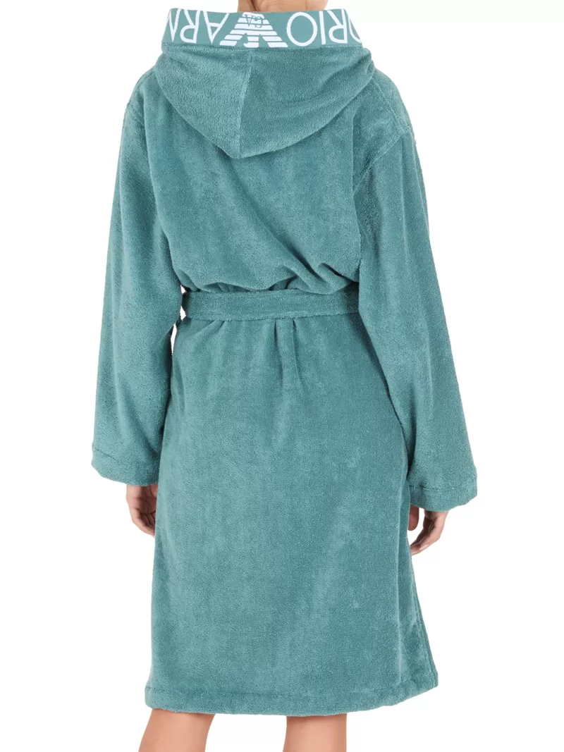 Zielony Szlafrok damski Emporio Armani 1646943F291 - zdjęcie 2