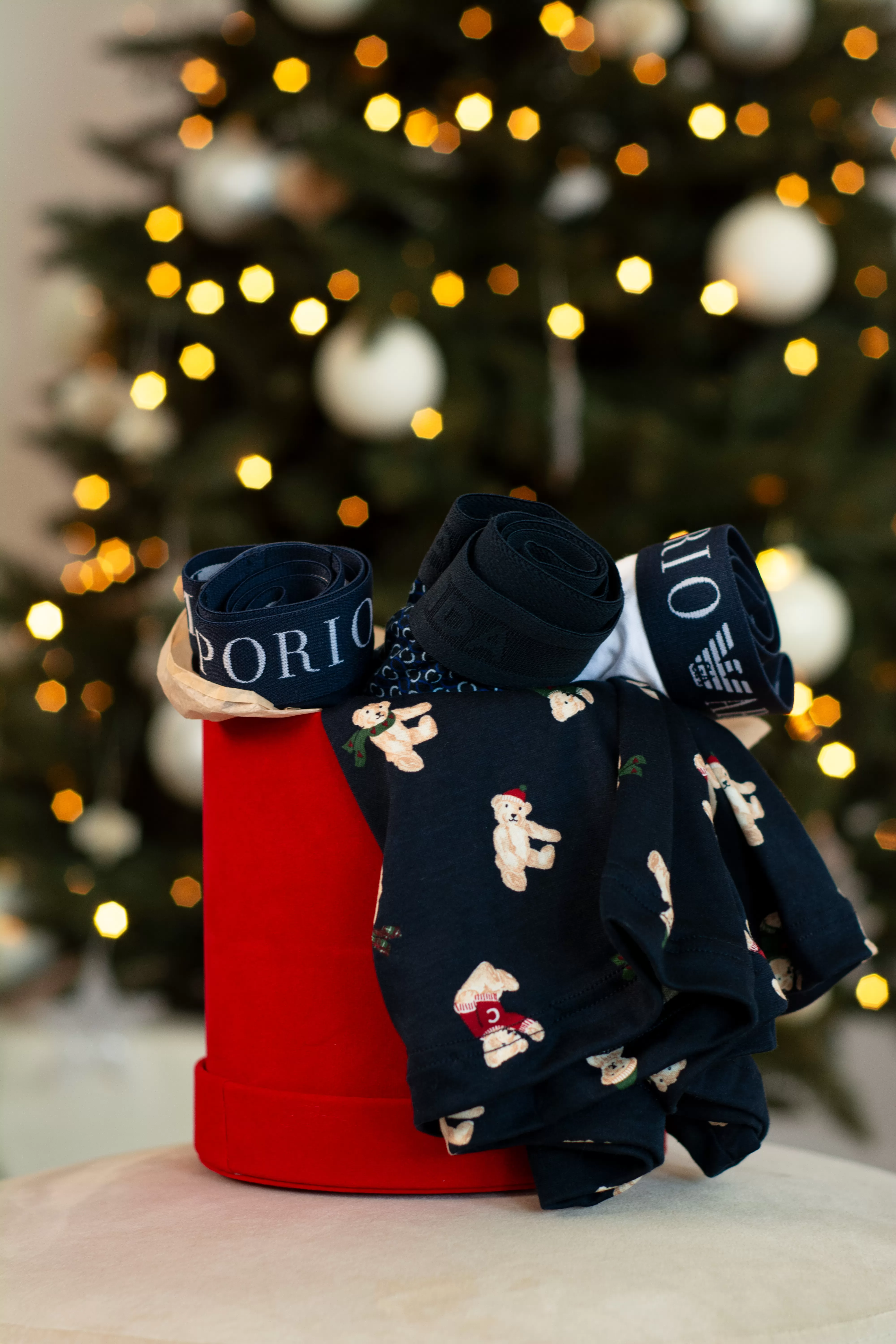 Granatowy Bokserki męskie Calida Boxer Teddy 24482 - zdjęcie 4