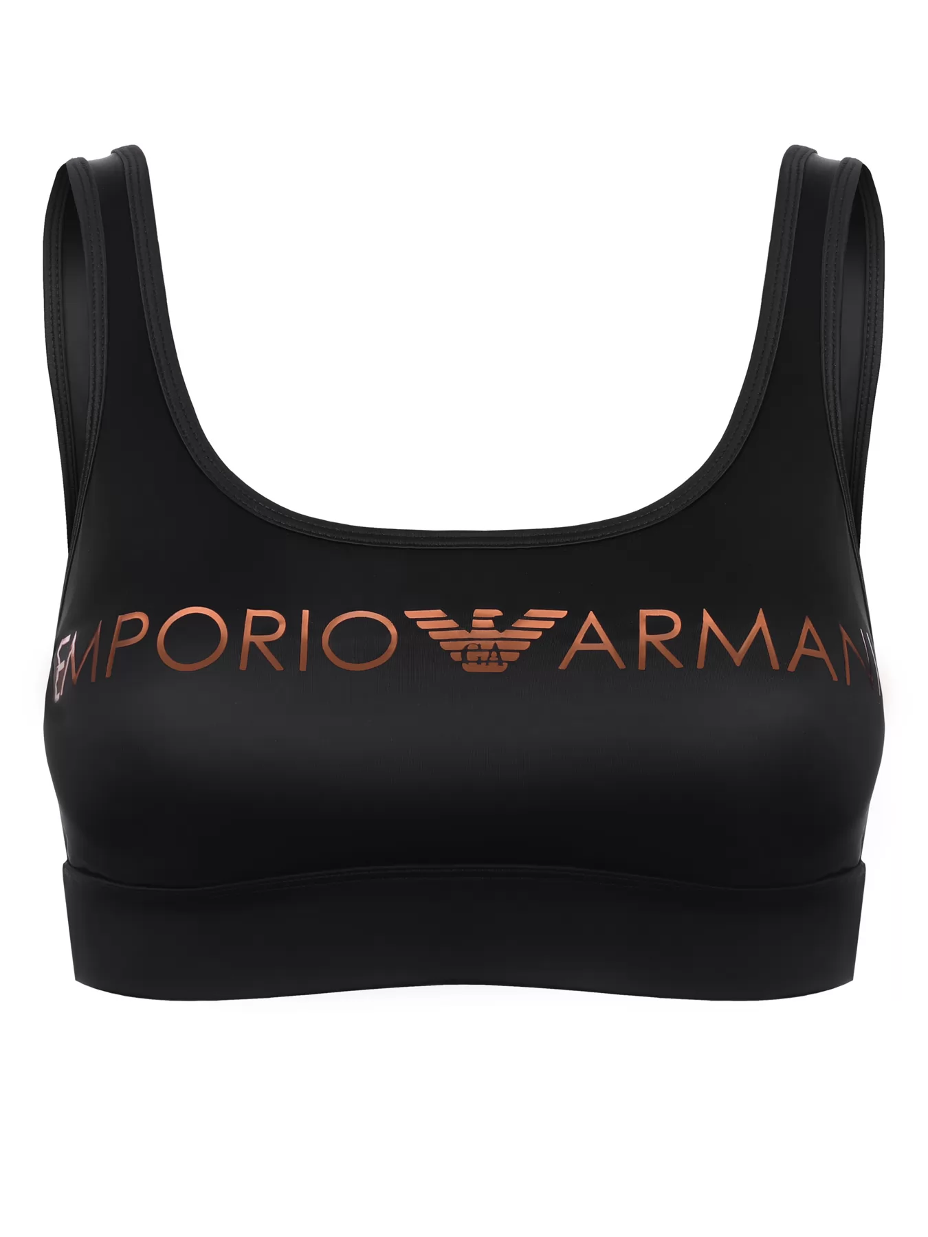 Czarny Top damski Emporio Armani 1647103F235 - zdjęcie 1