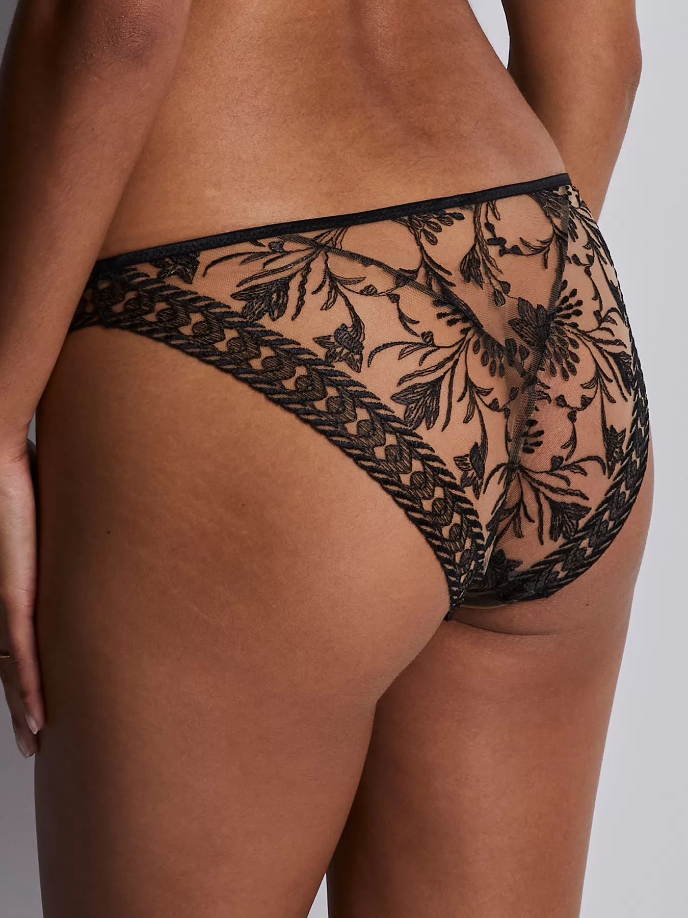 Czarny Figi Aubade Magnetic Spell 2D27 - zdjęcie 2