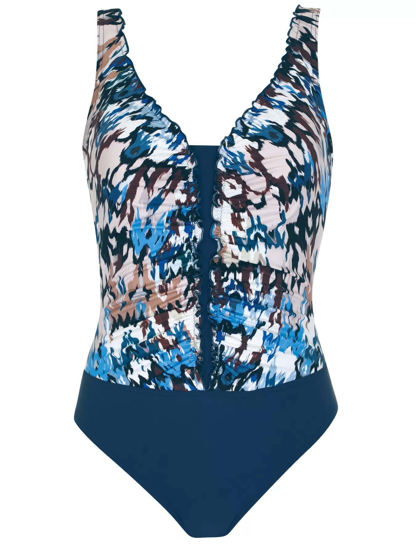 Granatowy, niebieski Kostium kąpielowy Sunflair 22160 - zdjęcie 4