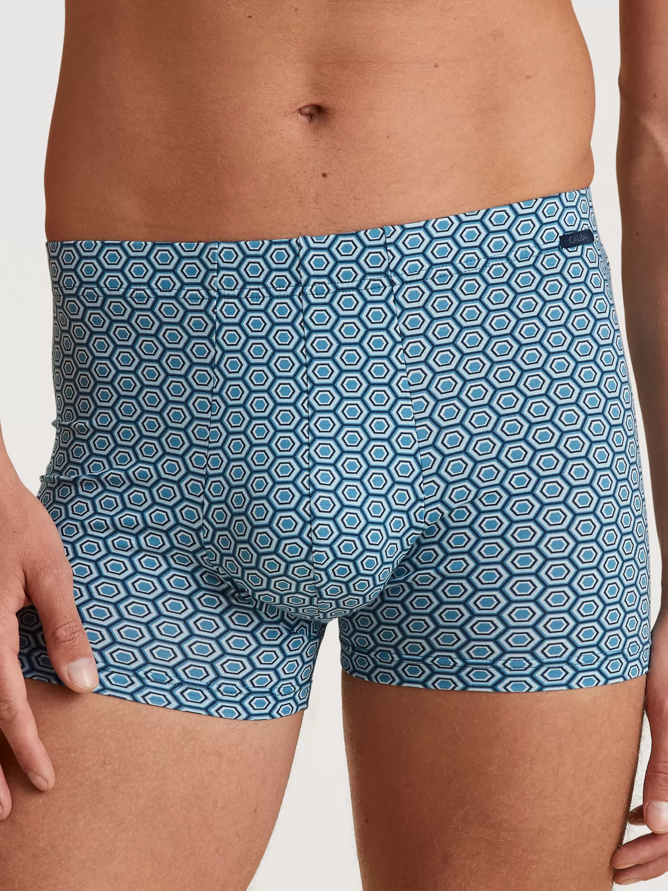 Niebieski Bokserki męskie Calida Focus Trend 26487 - zdjęcie 1