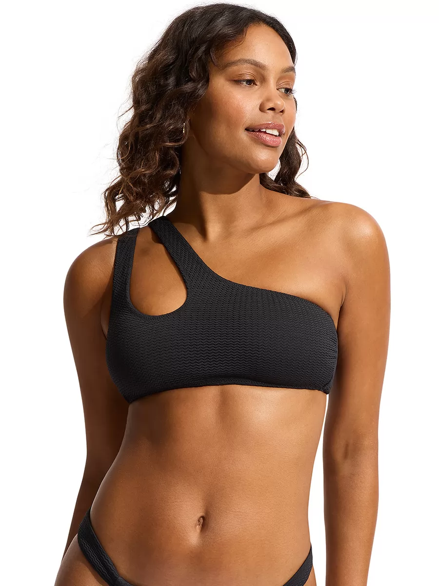 Czarny Góra od bikini Seafolly Sea Dive 31454-861 - zdjęcie 4