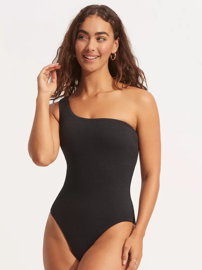 Czarny Kostium kąpielowy Seafolly Sea Dive 11014-861 - zdjęcie 1