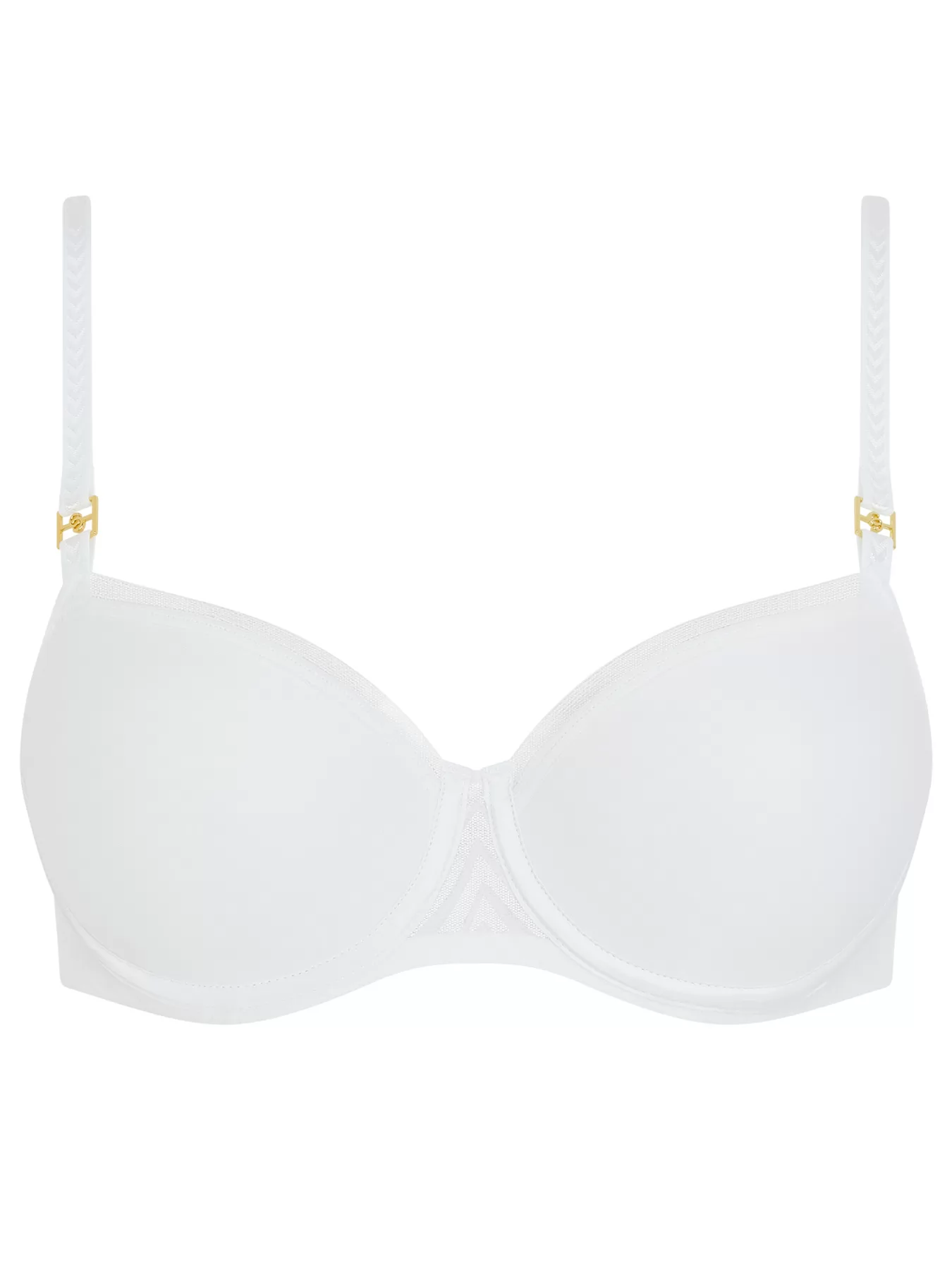 Biały Biustonosz Chantelle Graphic Allure C21T60 - zdjęcie 4