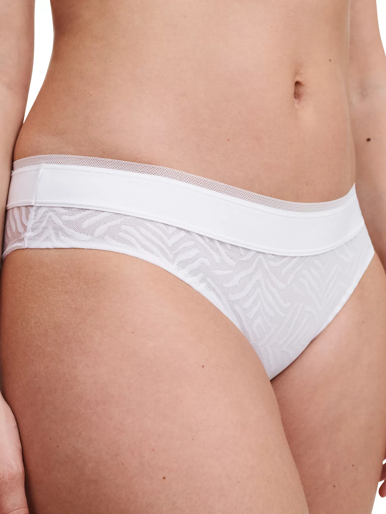 Biały Figi Chantelle Graphic Allure C21T30 - zdjęcie 3