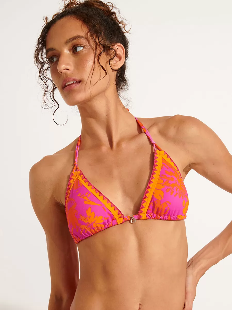 Pomarańczowy, różowy Góra od bikini Banana Moon Bluco Althea - zdjęcie 4