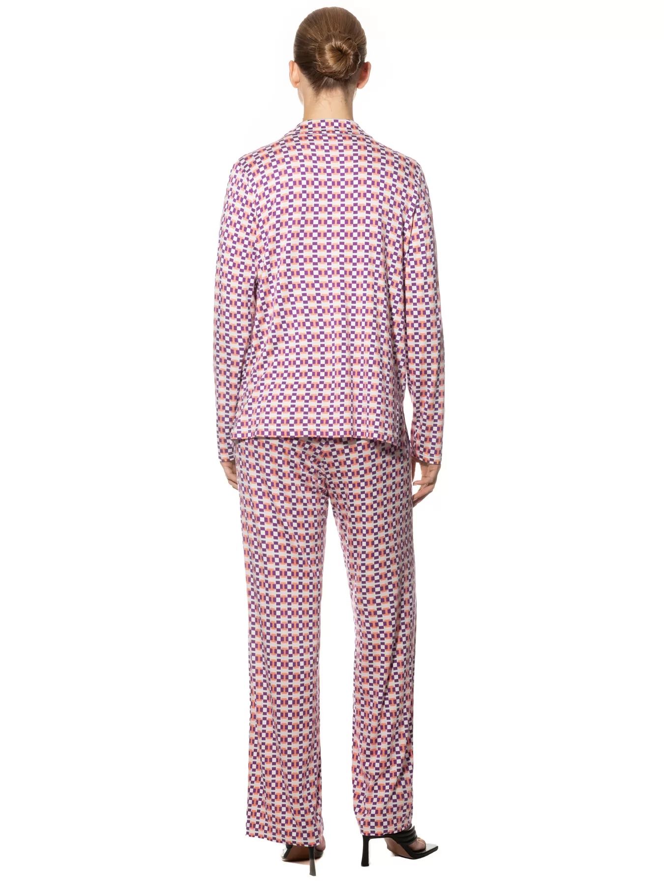 Fioletowy, pomarańczowy Piżama damska mey Bonnie 14103 - zdjęcie 2