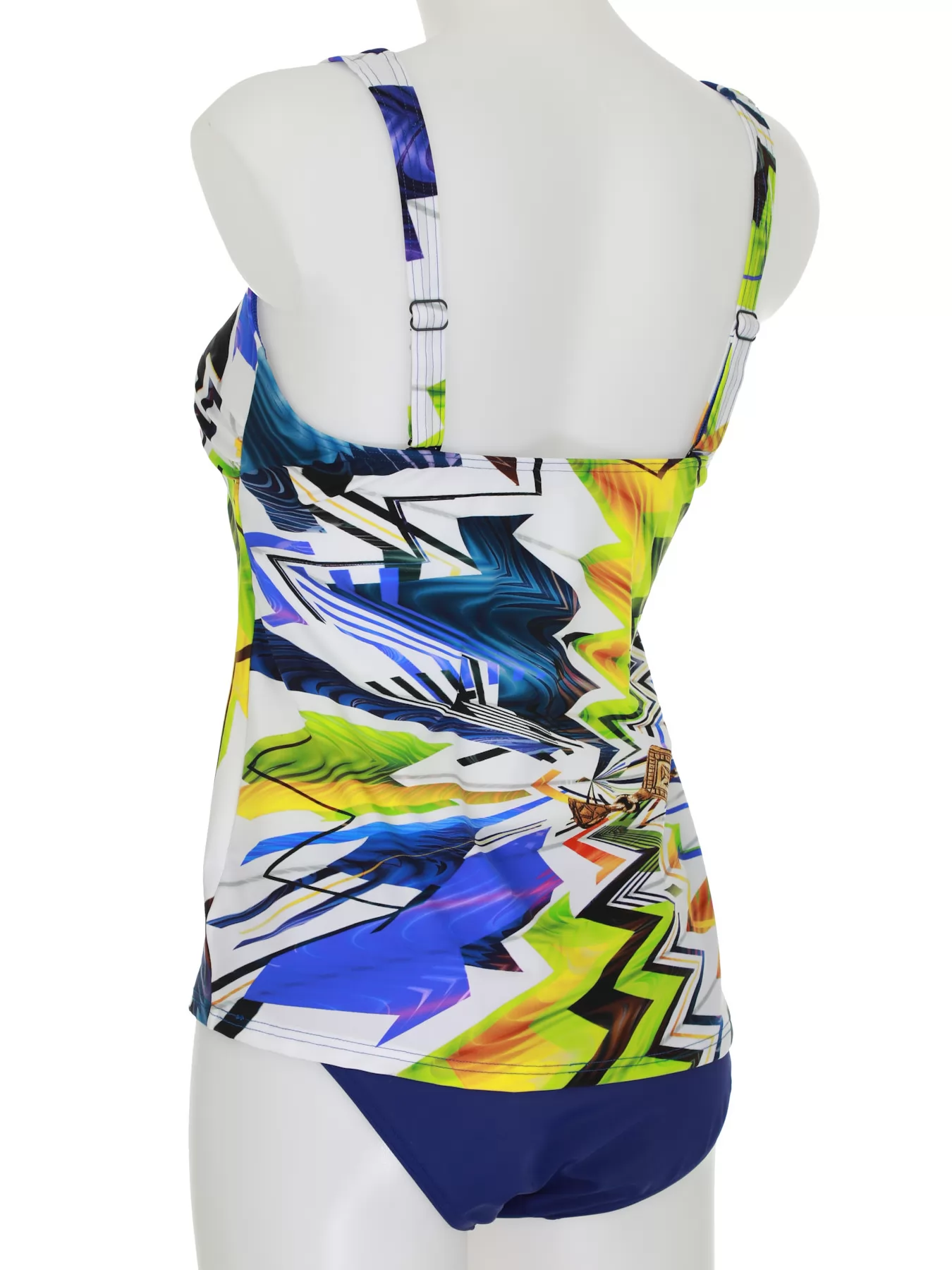 Granatowy, niebieski, wielobarwny, zielony Tankini Sunflair 28009 - zdjęcie 4