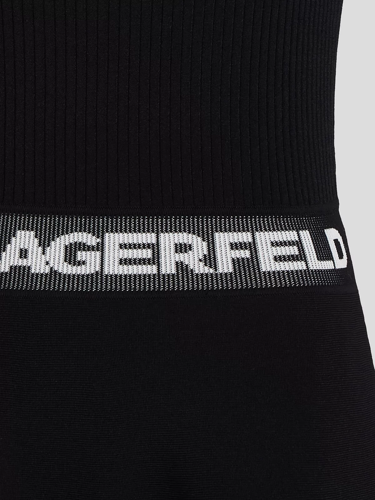 Czarny Sukienka damska Karl Lagerfeld 241W331 - zdjęcie 4