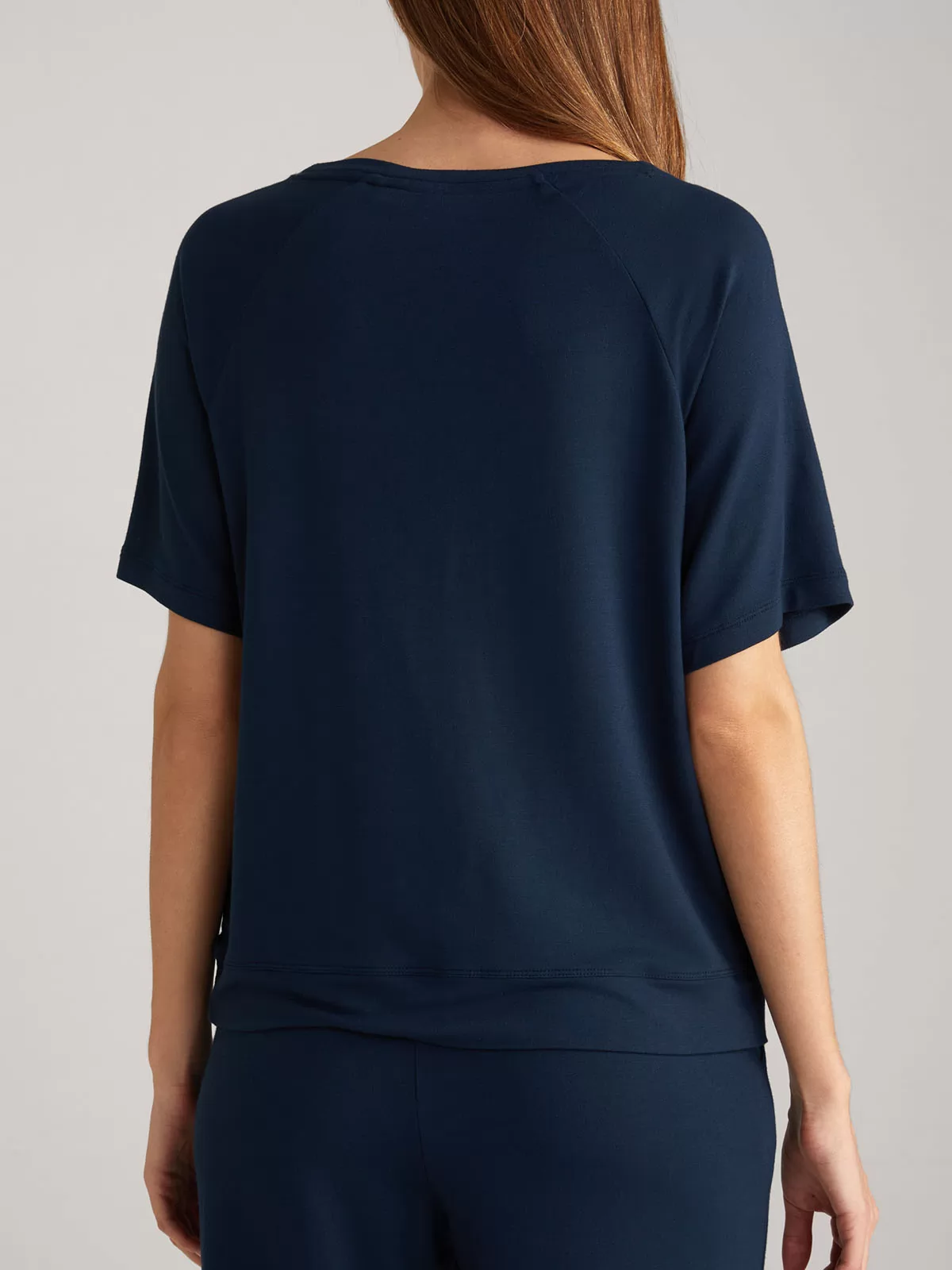 Granatowy Koszulka damska JOOP! 642174 - zdjęcie 2