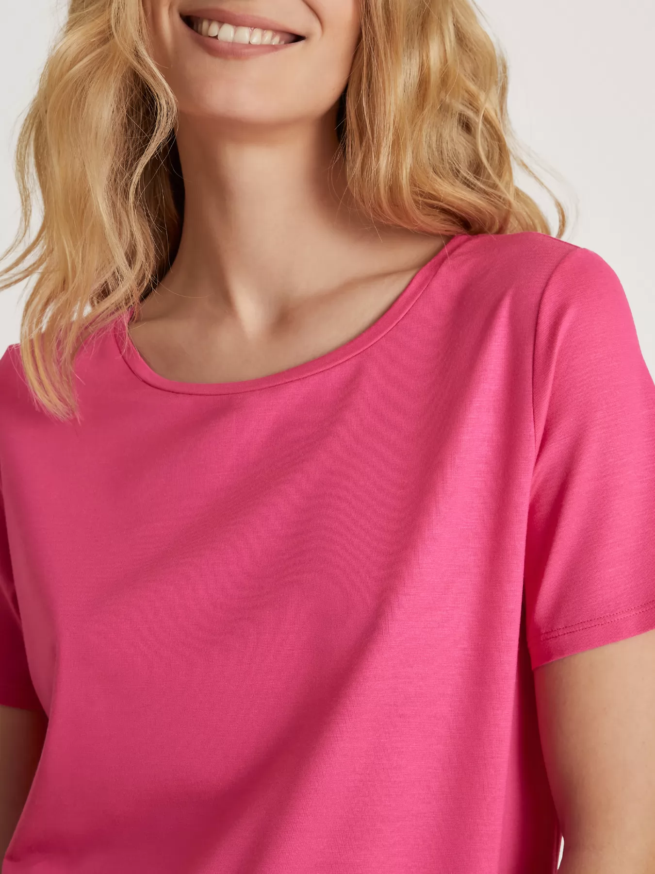 Różowy Koszulka damska Calida Favourites Serenity 14359 - zdjęcie 3