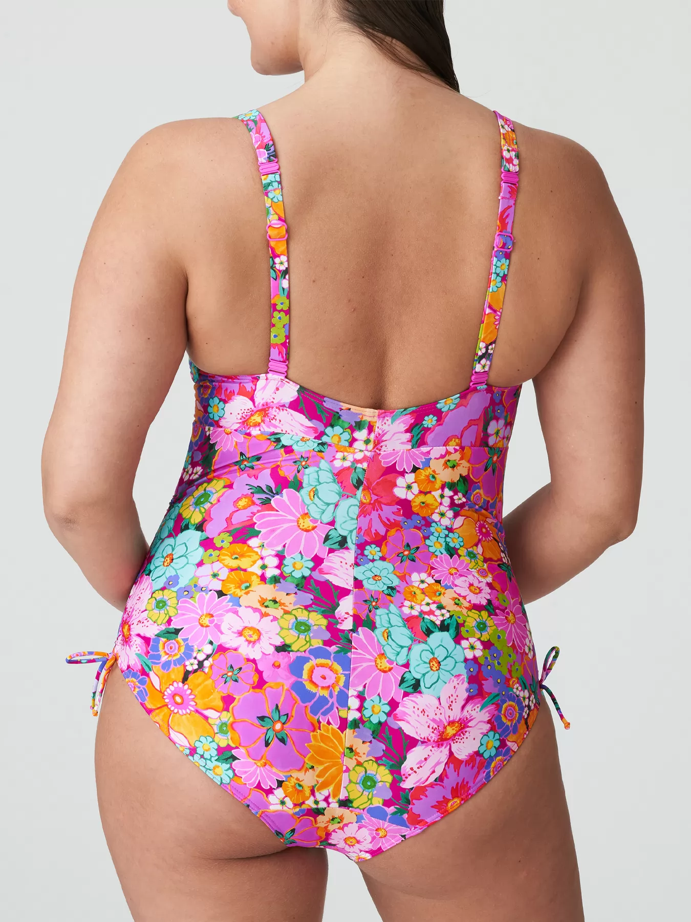 Różowy, wielobarwny Kostium kąpielowy PrimaDonna Najac 4011039 - zdjęcie 2