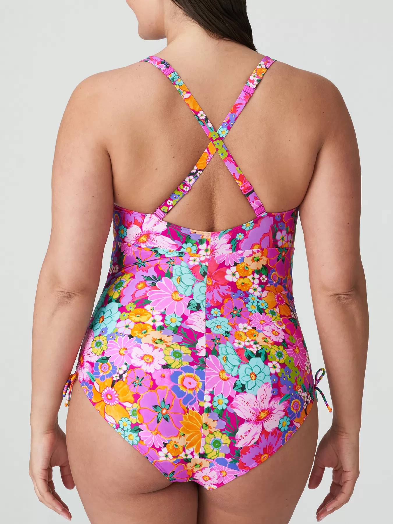 Różowy, wielobarwny Kostium kąpielowy PrimaDonna Najac 4011039 - zdjęcie 3