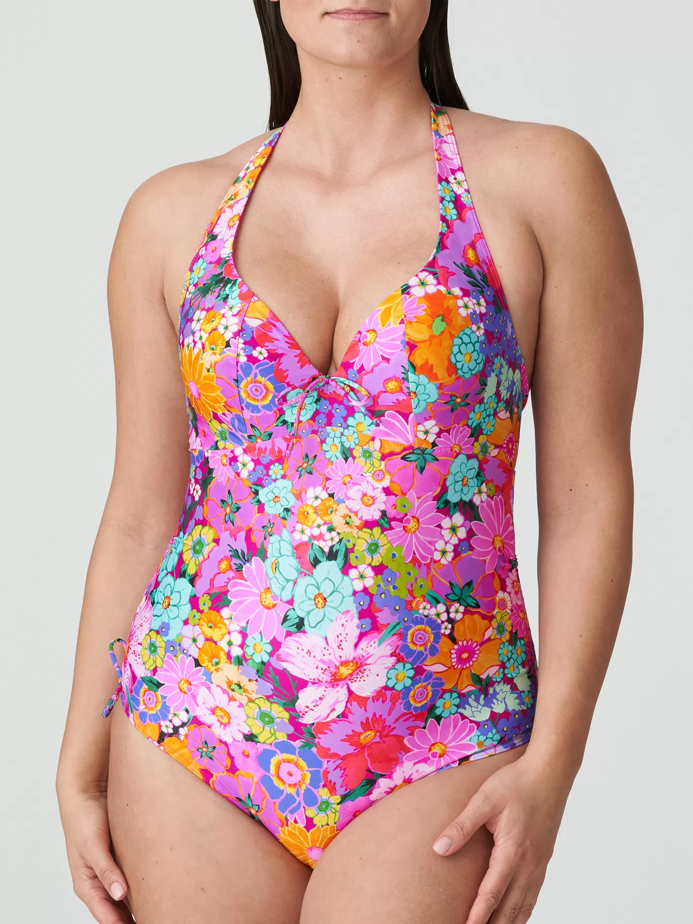 Różowy, wielobarwny Kostium kąpielowy PrimaDonna Najac 4011039 - zdjęcie 4