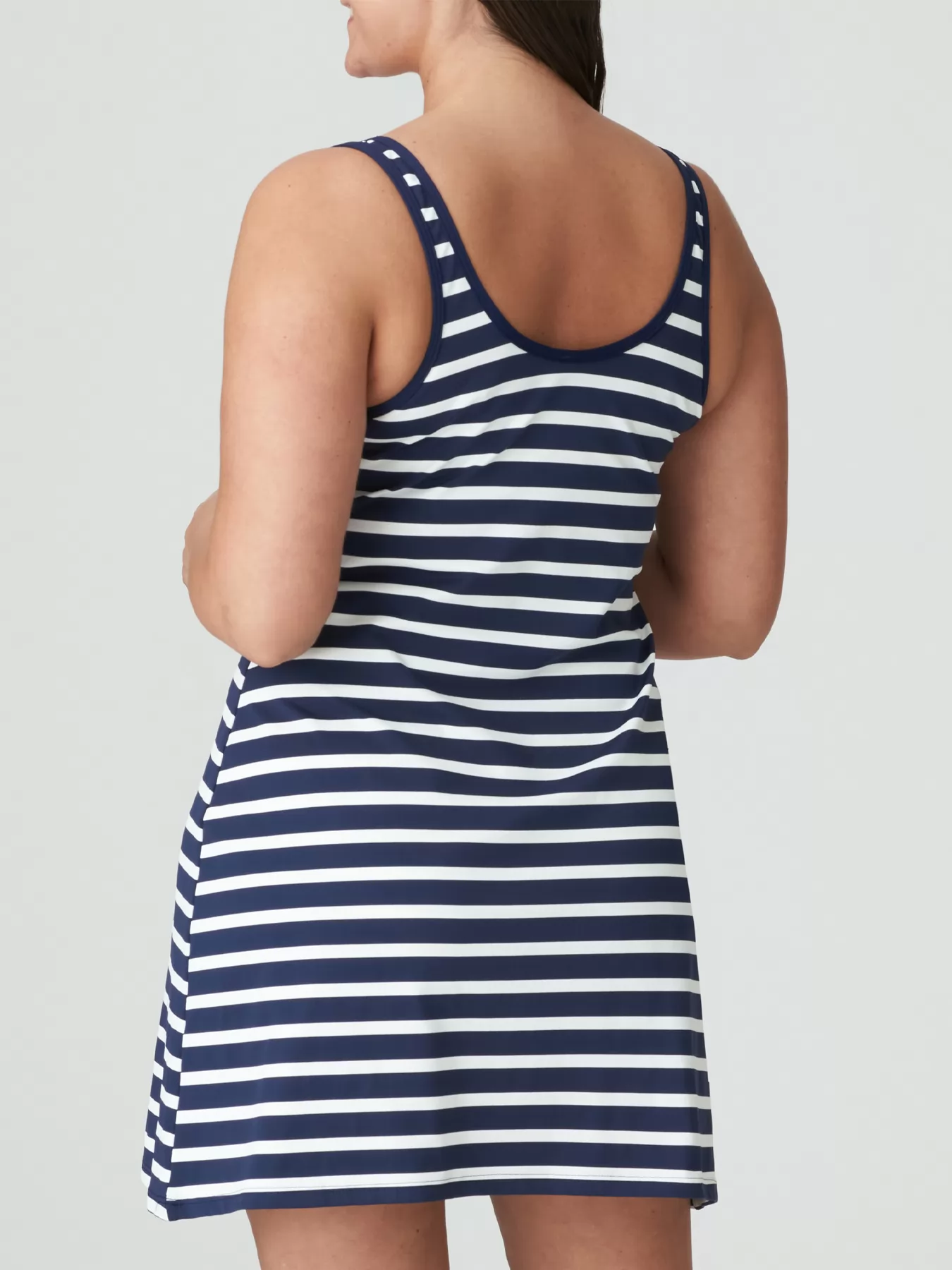 Biały, granatowy Sukienka plażowa PrimaDonna Nayarit 4011580 - zdjęcie 2