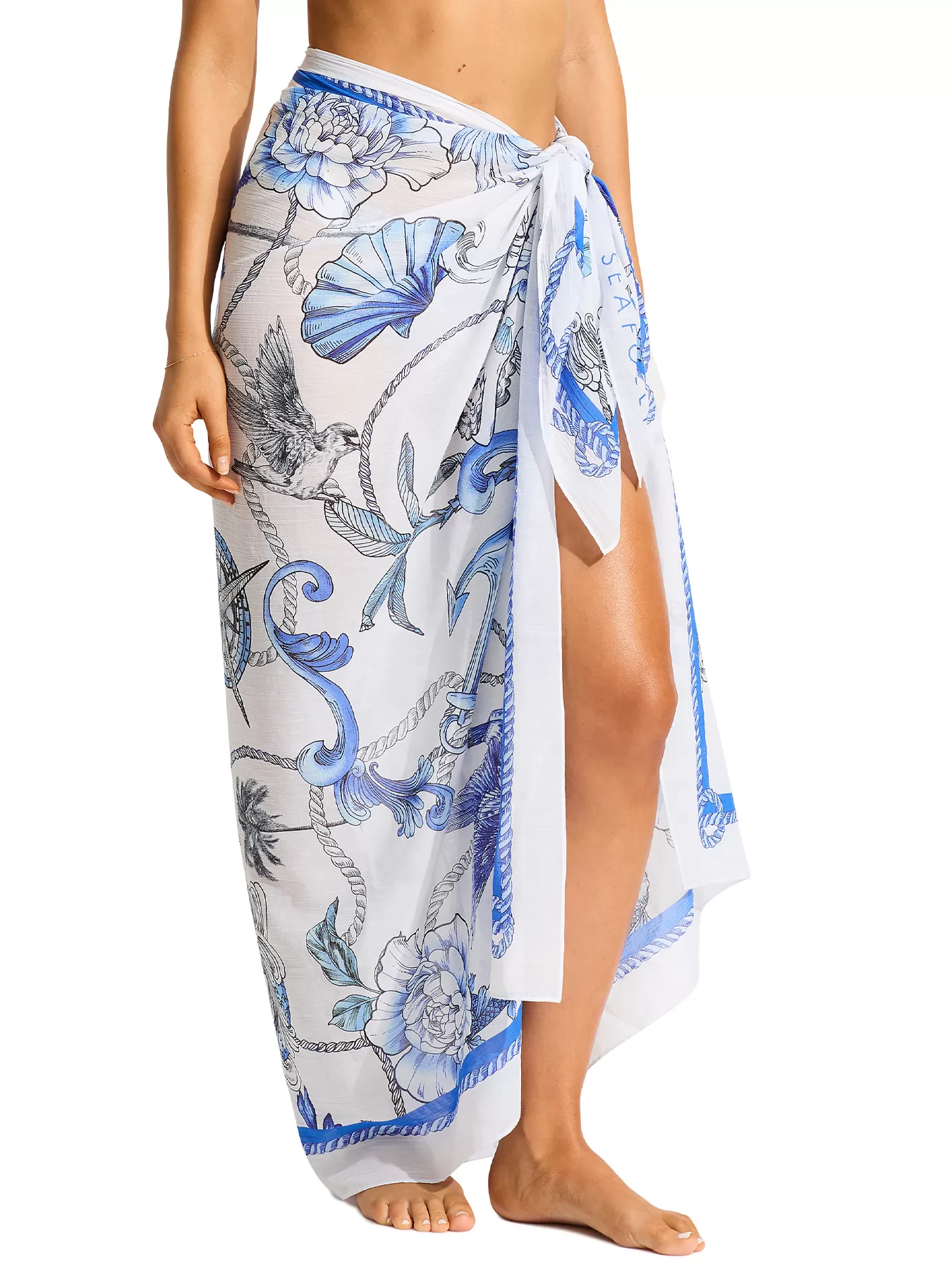 Pareo plażowe Seafolly Ahoy 55213-SG - zdjęcie 3