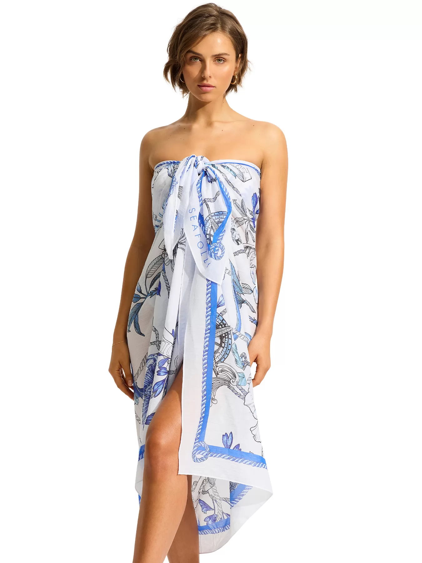 Pareo plażowe Seafolly Ahoy 55213-SG - zdjęcie 5