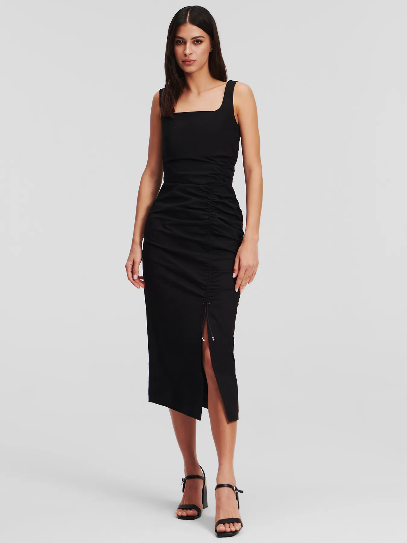 Czarny Sukienka damska Karl Lagerfeld 241W1303 - zdjęcie 1