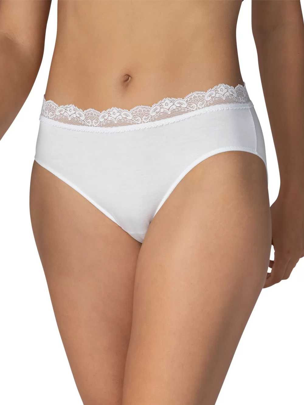 Biały Figi damskie mey Luise 49109 - zdjęcie 1