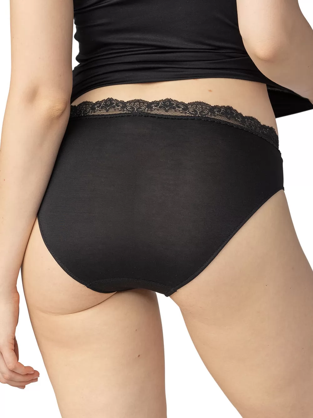 Czarny Figi damskie mey Luise 49109 - zdjęcie 2